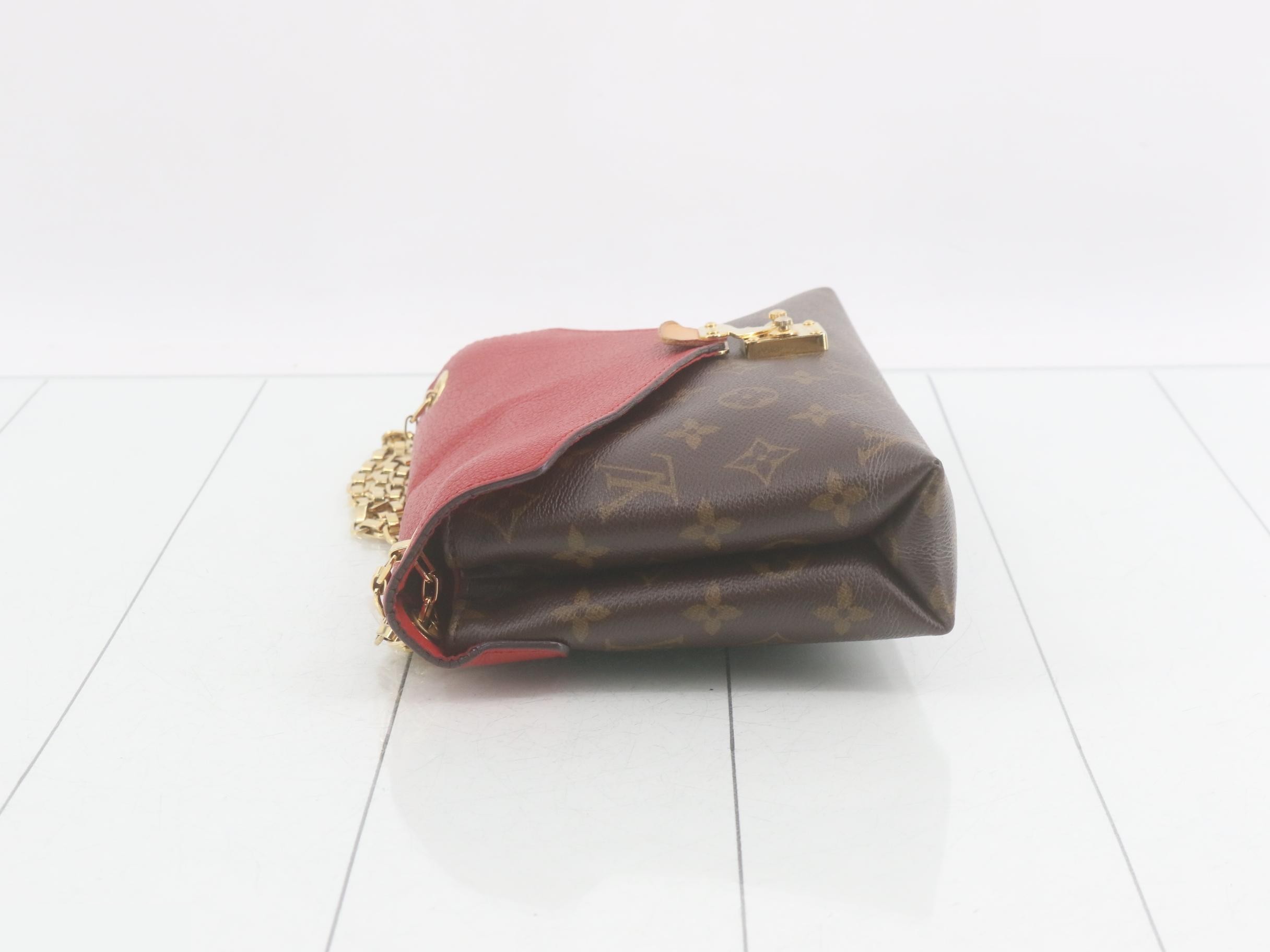 Monogram Pallas Chain Cerise Red — view 4