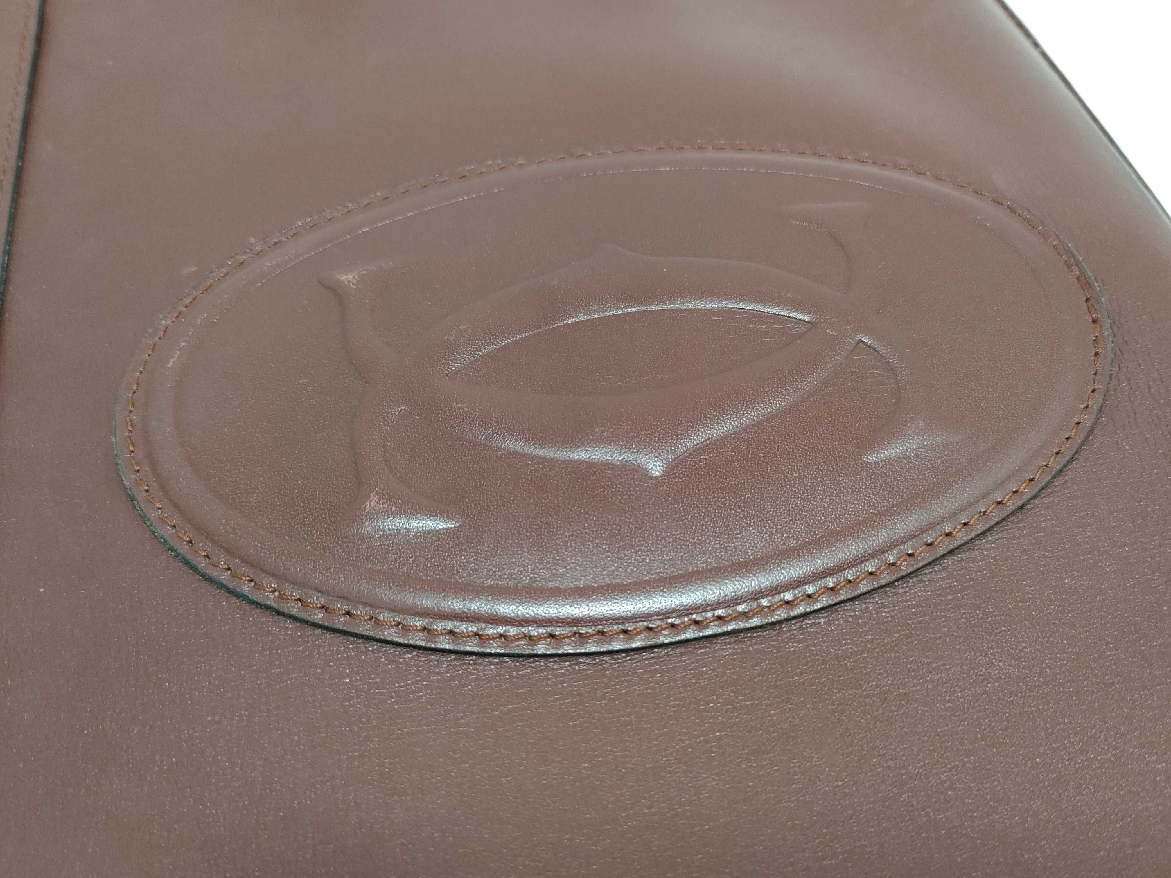Must Line Leather Crossbody Shoulder Bag for Women, Bordeaux Color — view 13