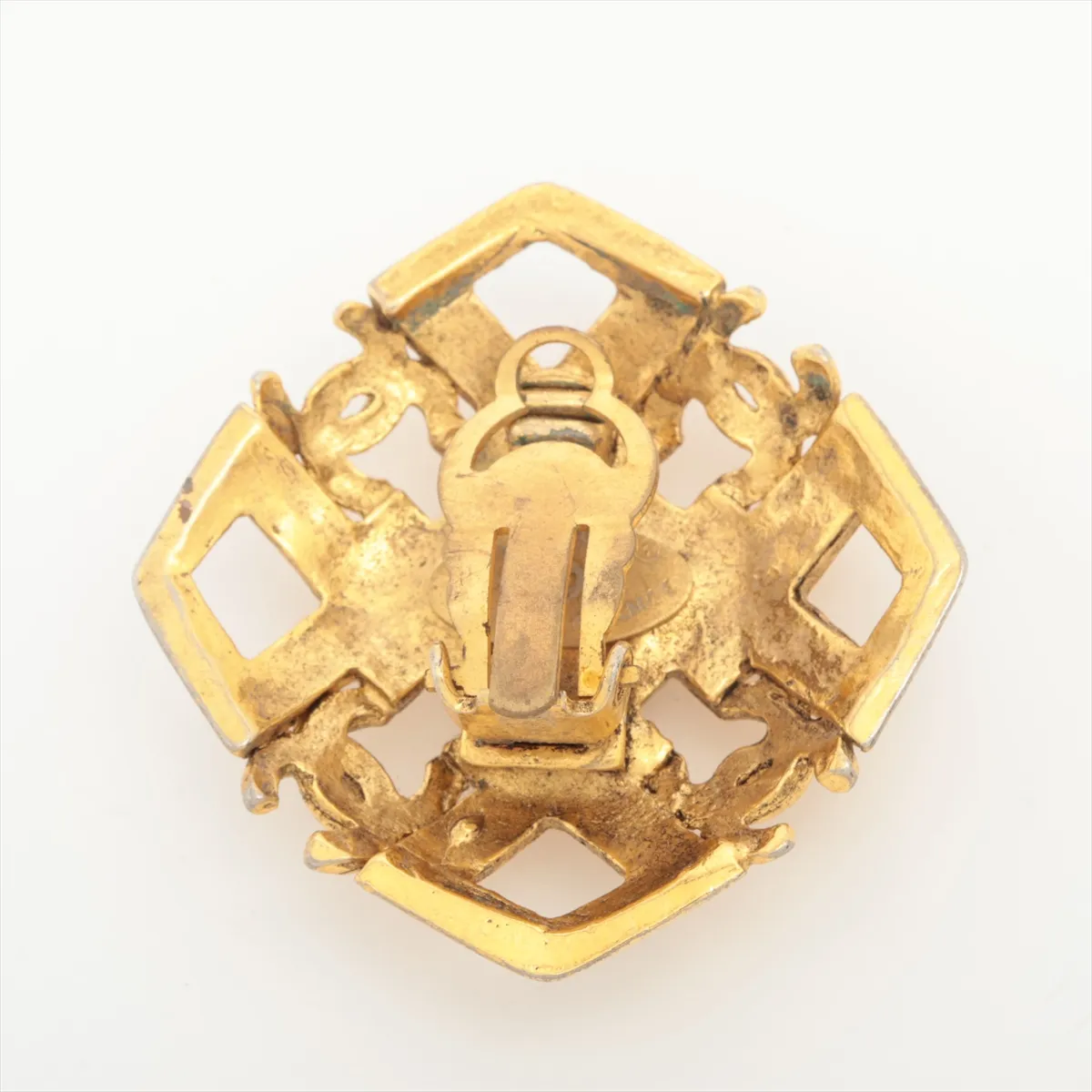 Cocomark 23 Earrings (for both ears, one side only) GP x Fake Pearl Gold — view 2