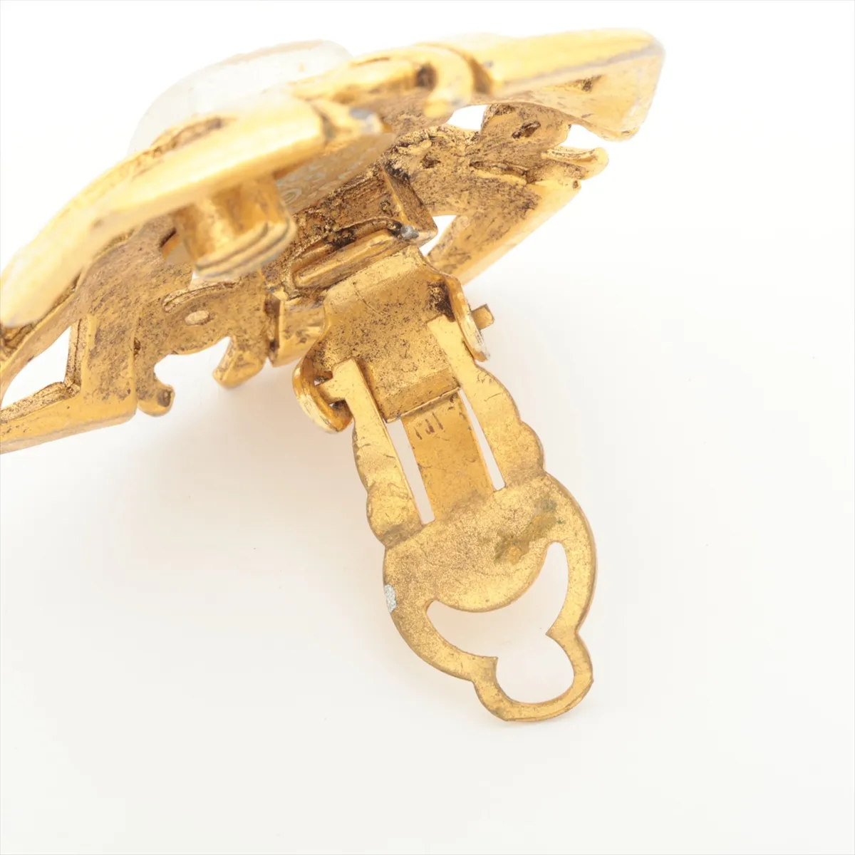 Cocomark 23 Earrings (for both ears, one side only) GP x Fake Pearl Gold — view 4
