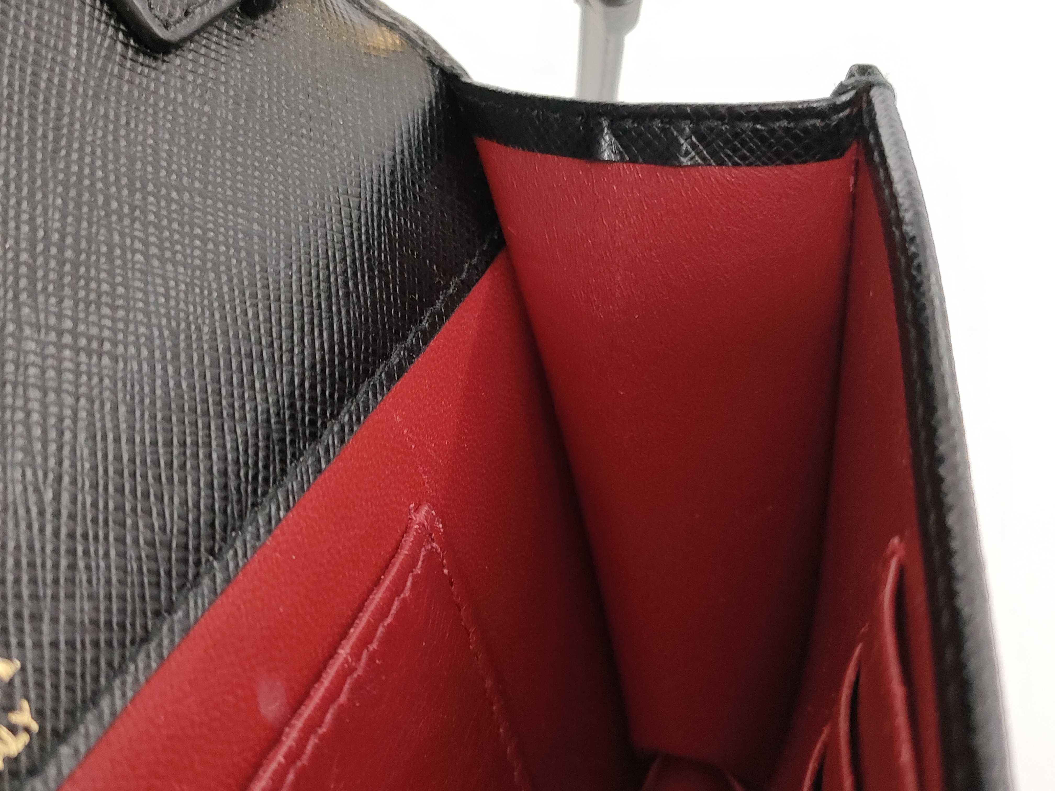 Saffiano Leather Black Shoulder Bag (VO8038) Shoulder Bag — view 10