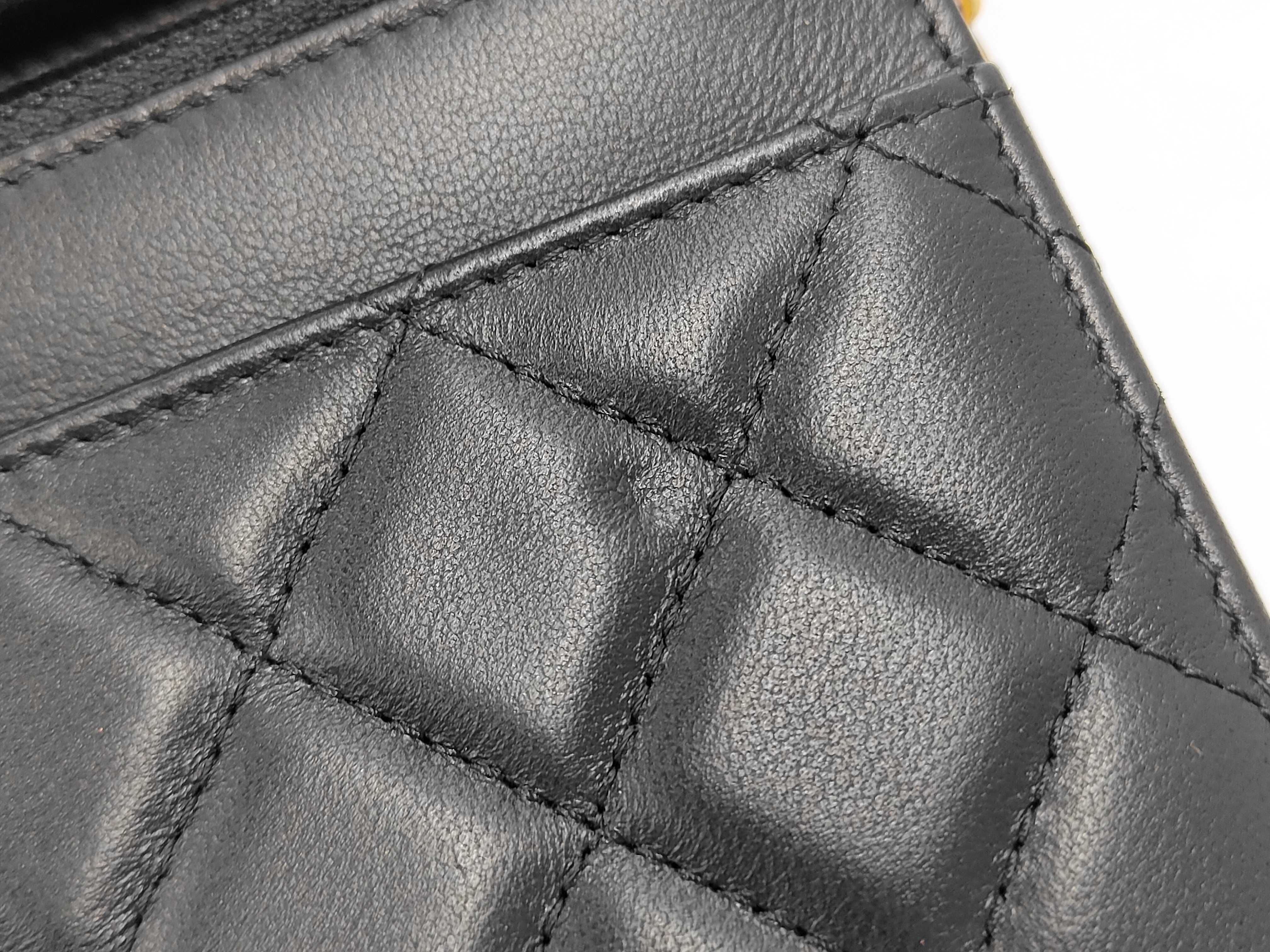 Matelassé Chain Shoulder Bag with Charm — view 13