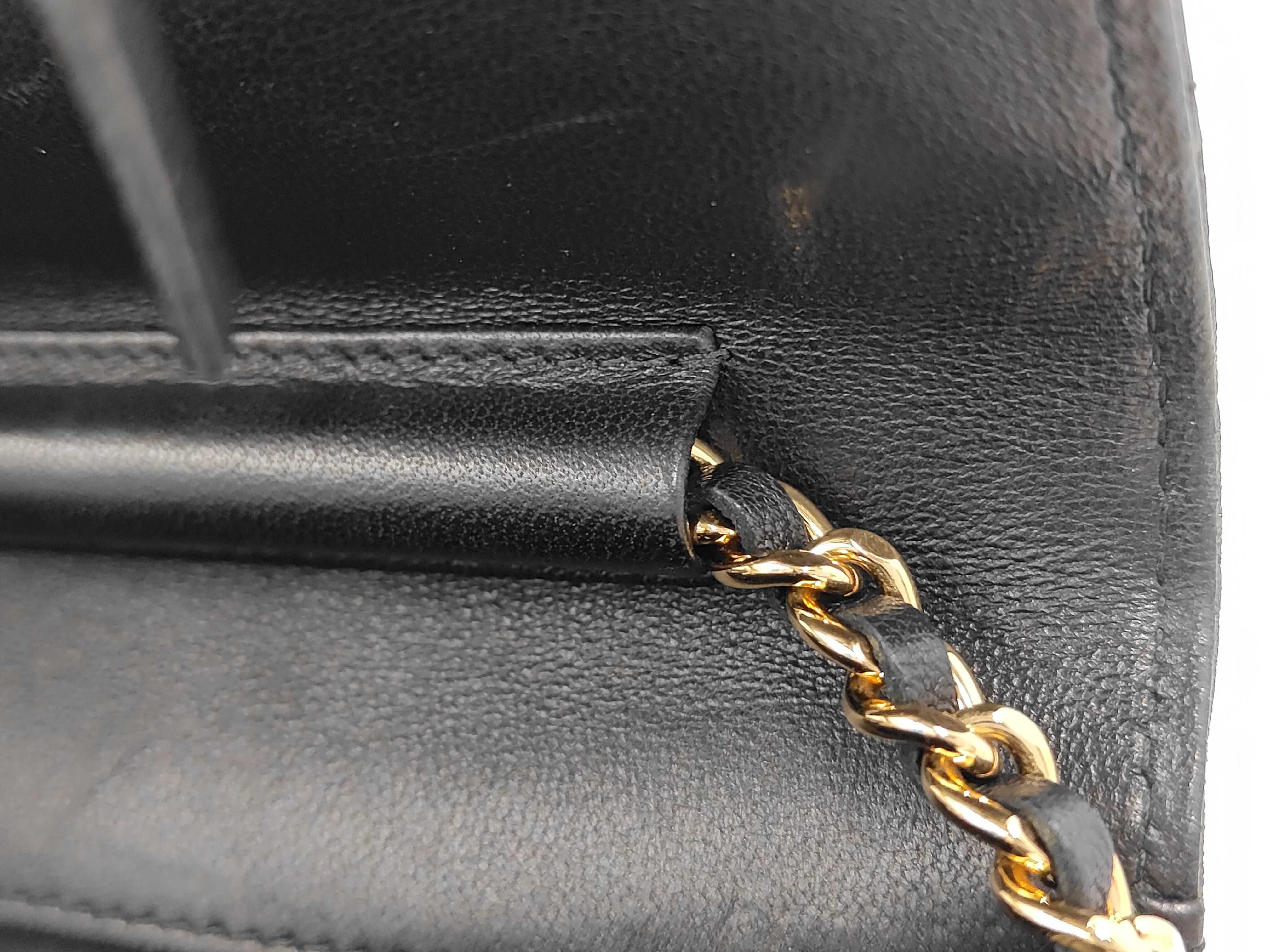 Matelassé Chain Shoulder Bag with Charm — view 10