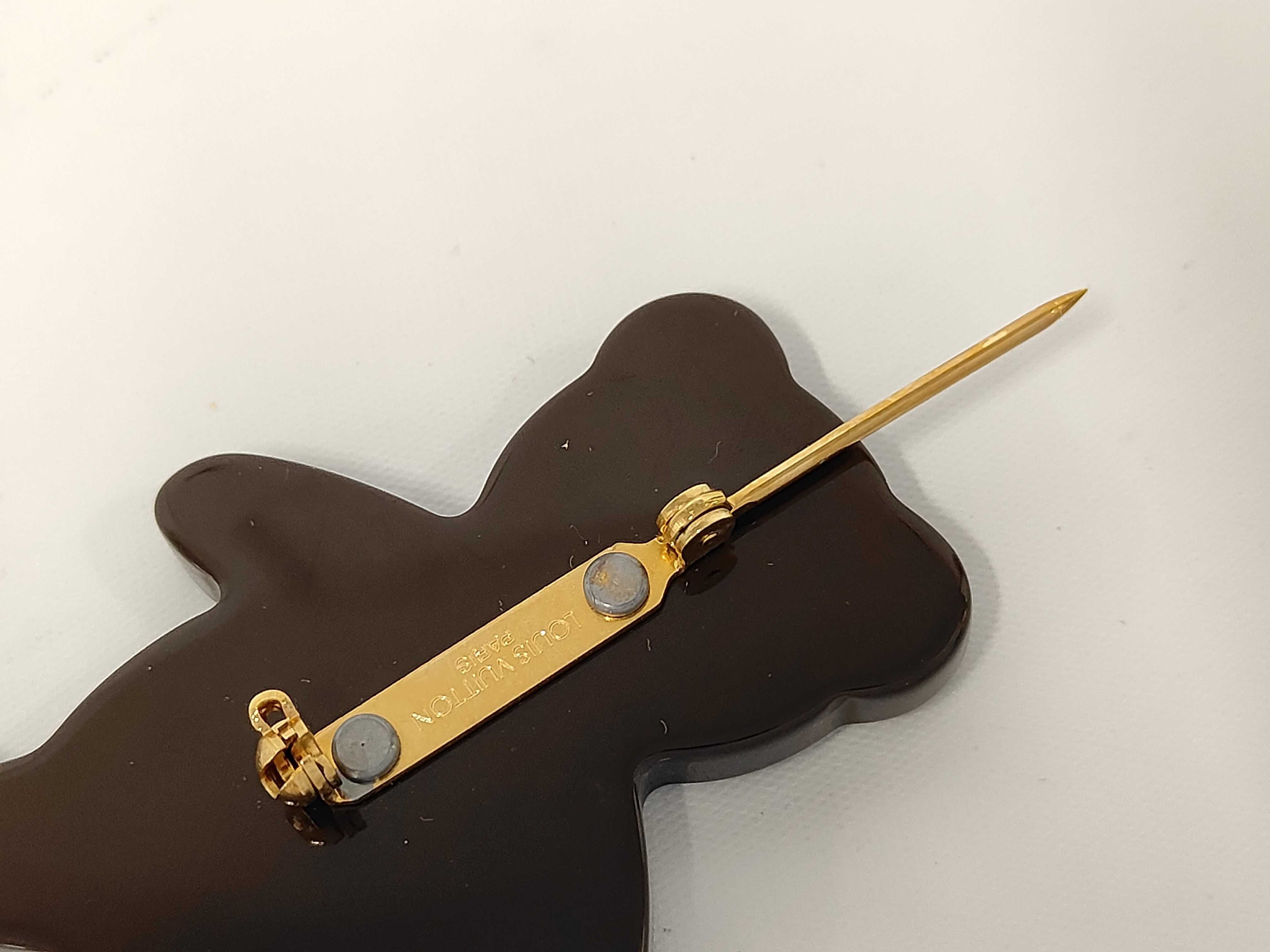 Broche Nounour Damier Brooch — view 3
