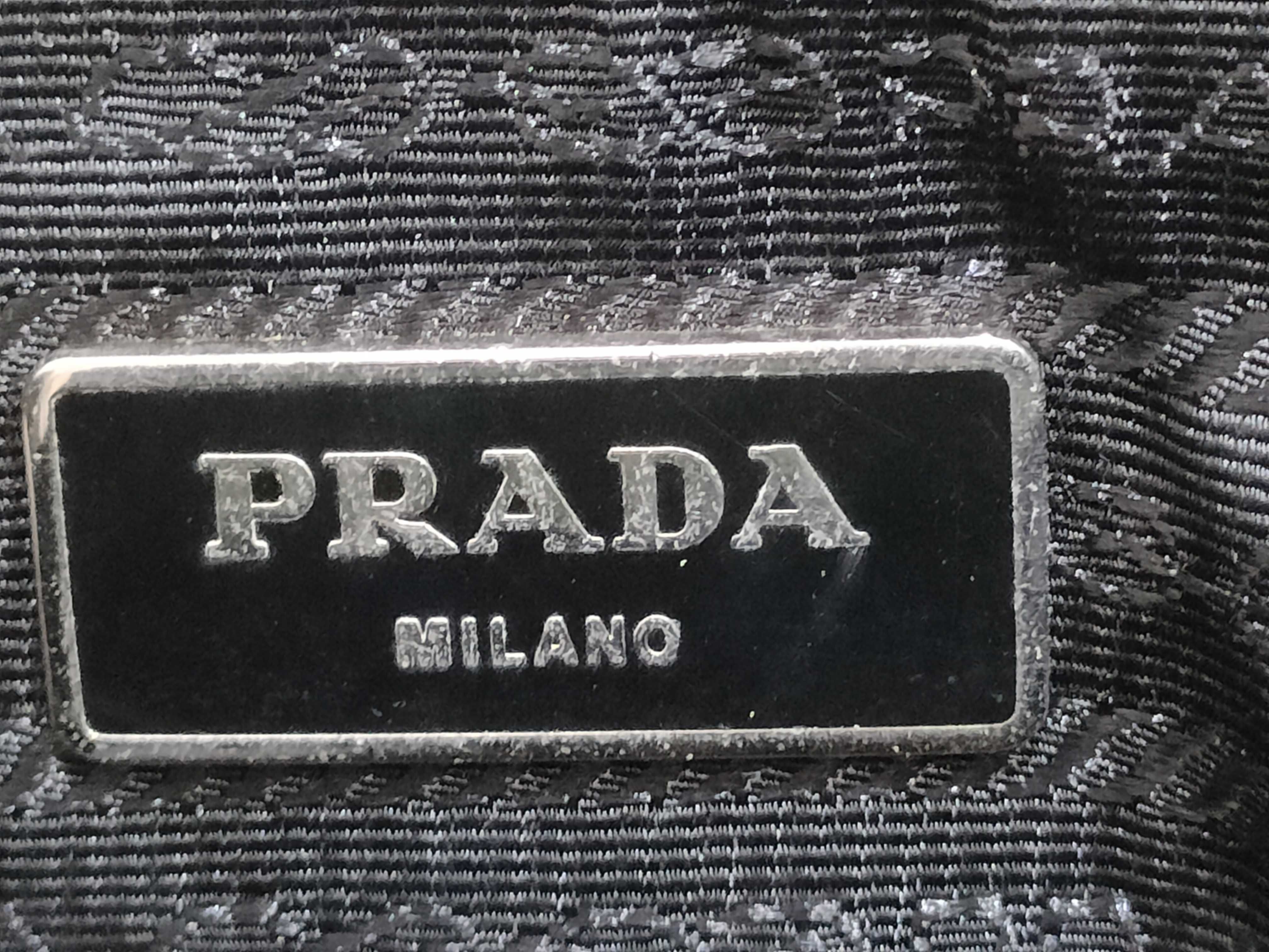 Nylon Prada Handbag Nylon Khaki Handbag — view 11