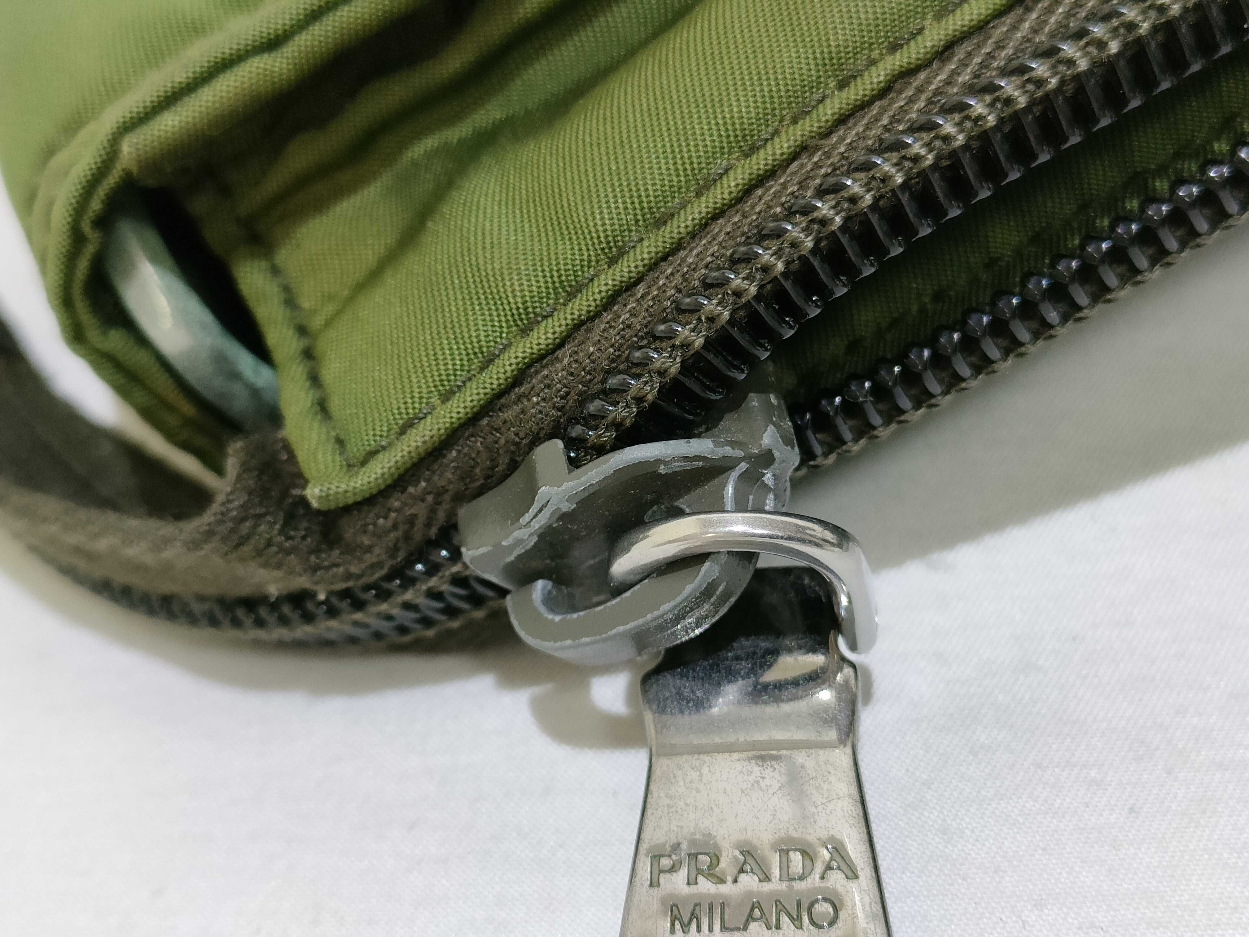 Nylon Prada Handbag Nylon Khaki Handbag — view 13