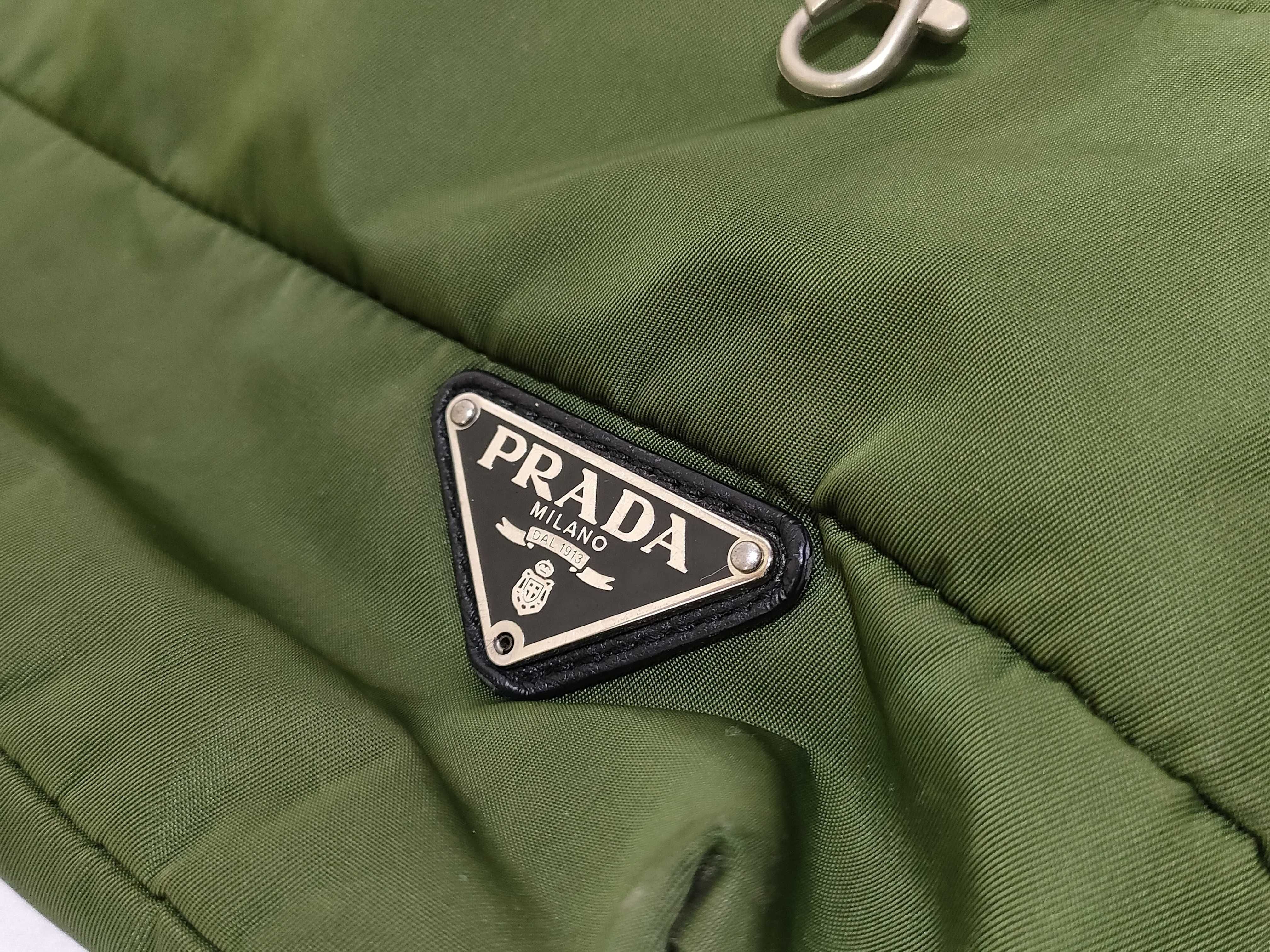 Nylon Prada Handbag Nylon Khaki Handbag — view 15