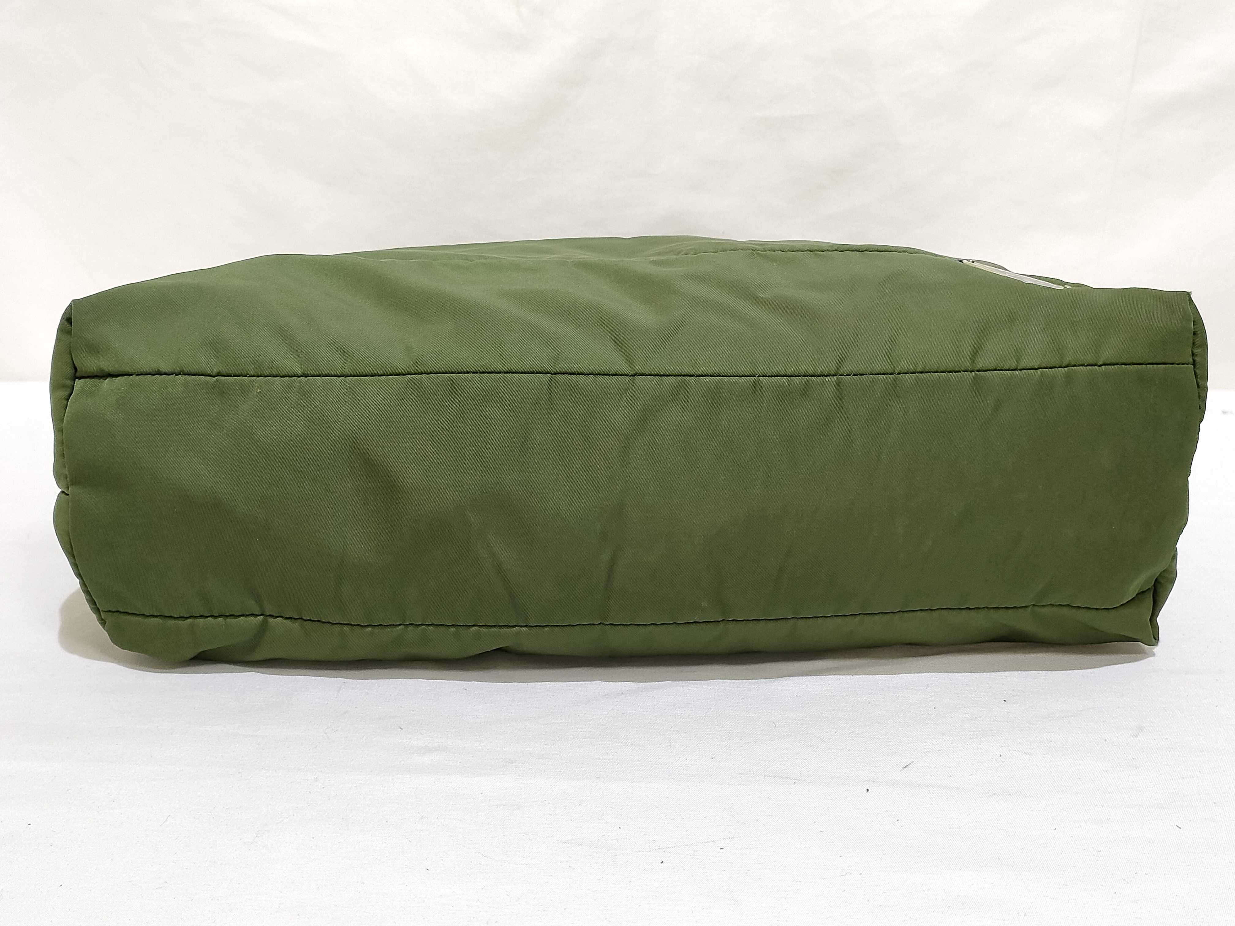 Nylon Prada Handbag Nylon Khaki Handbag — view 7