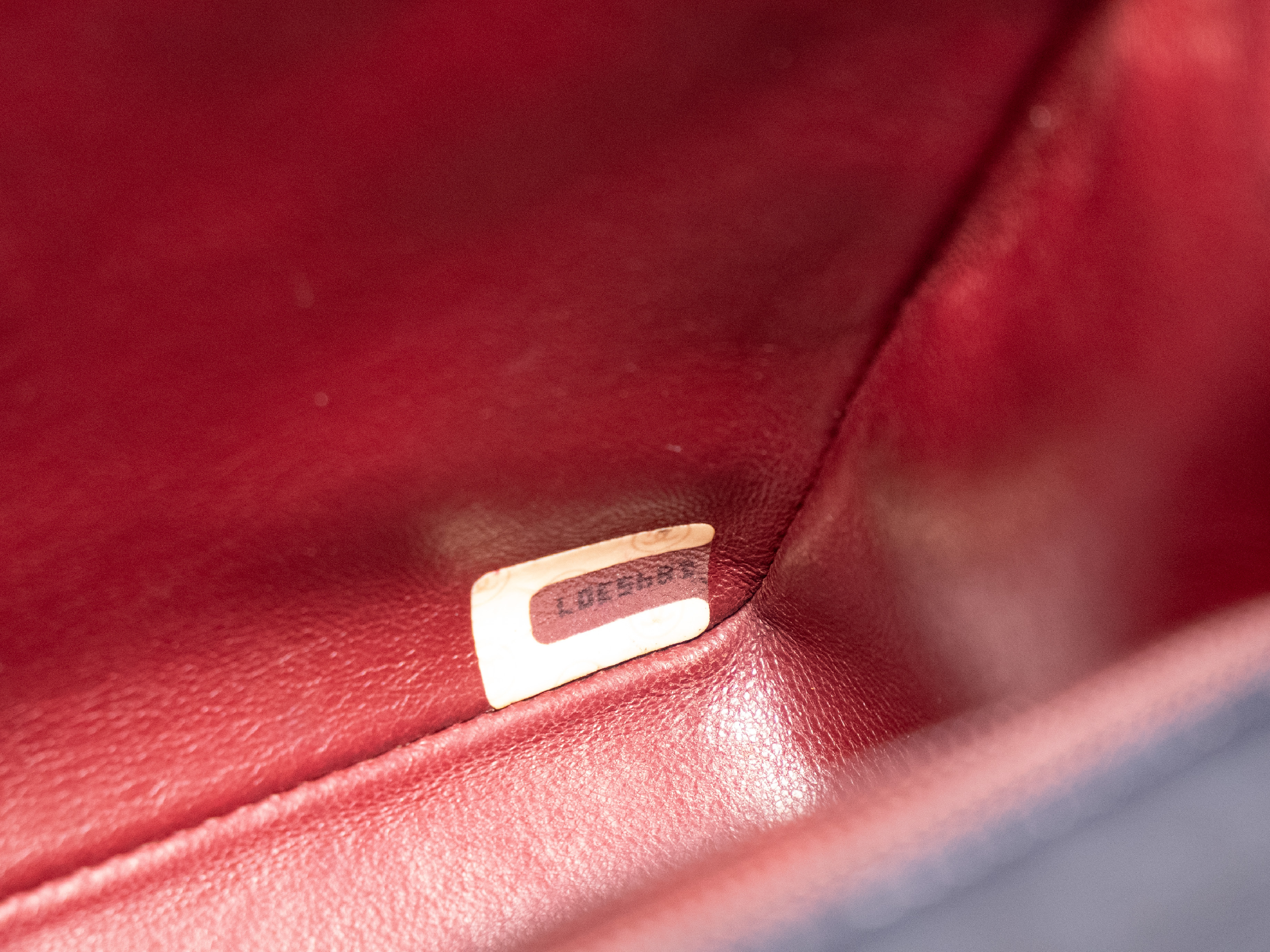 Mini Matelassé Navy Seal Lambskin Shoulder Bag — view 10