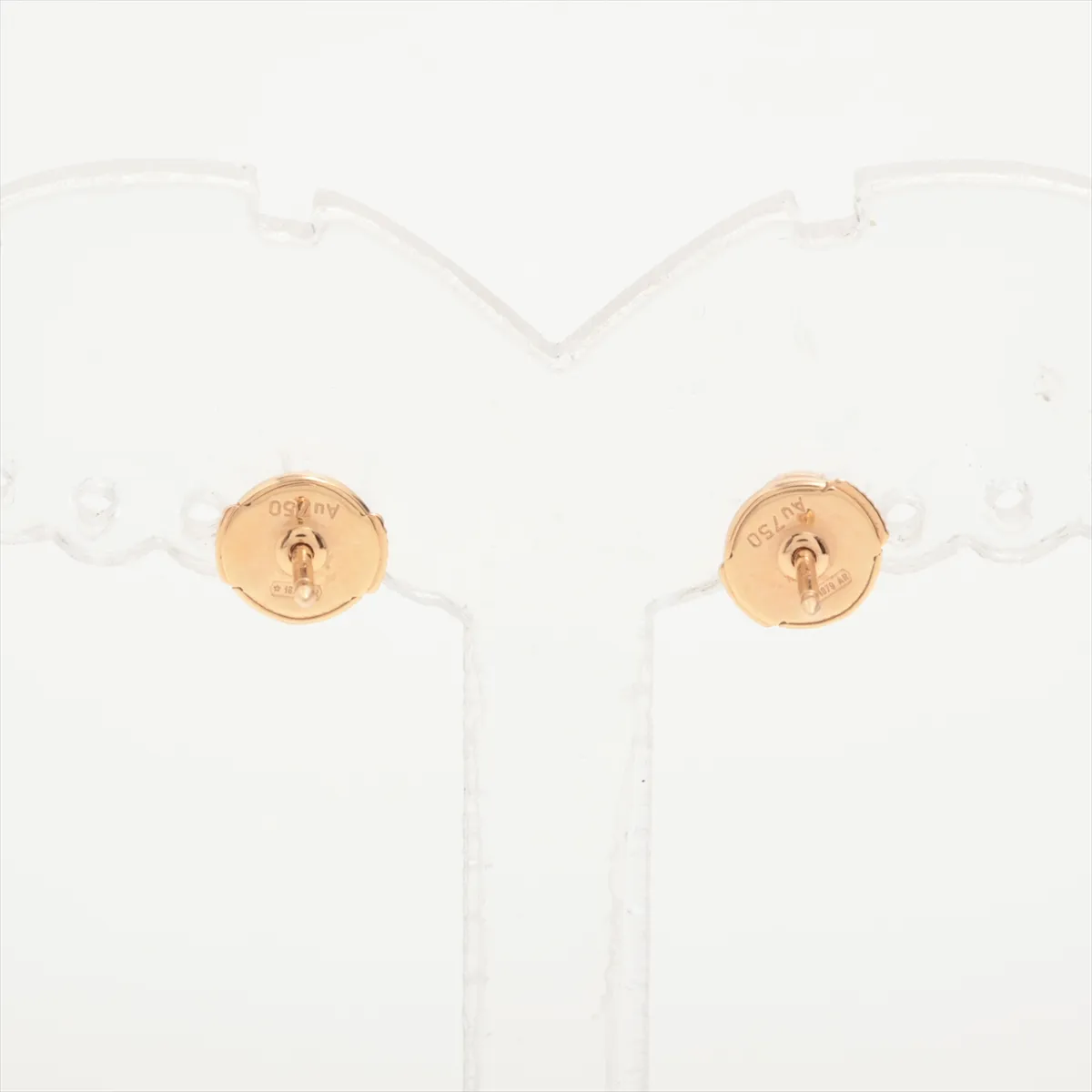 Damour XS Diamond Earrings 750(PG) 1.1g STE114 Catch Wobble — view 2