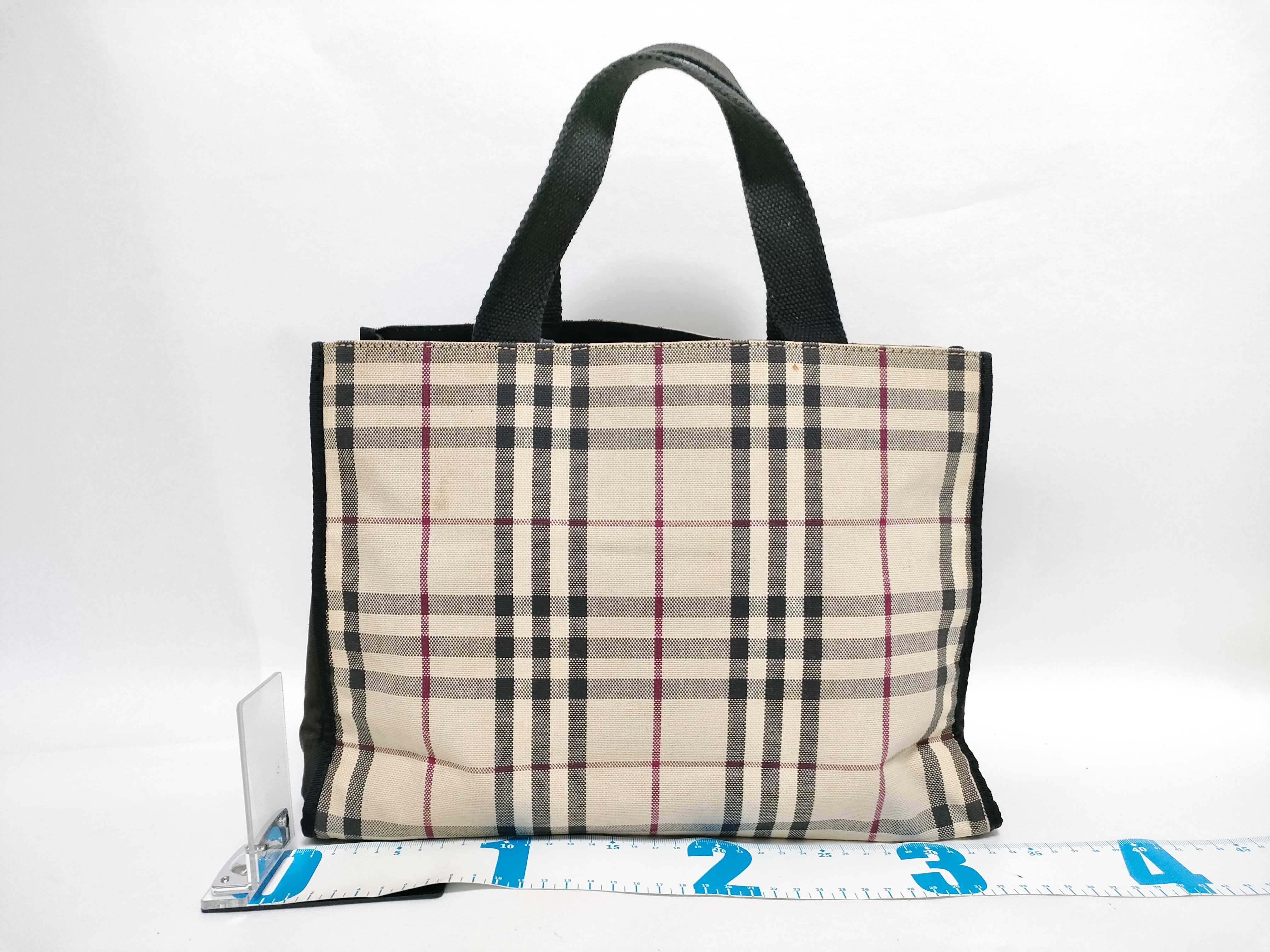 Hand Check Tote Bag — view 2