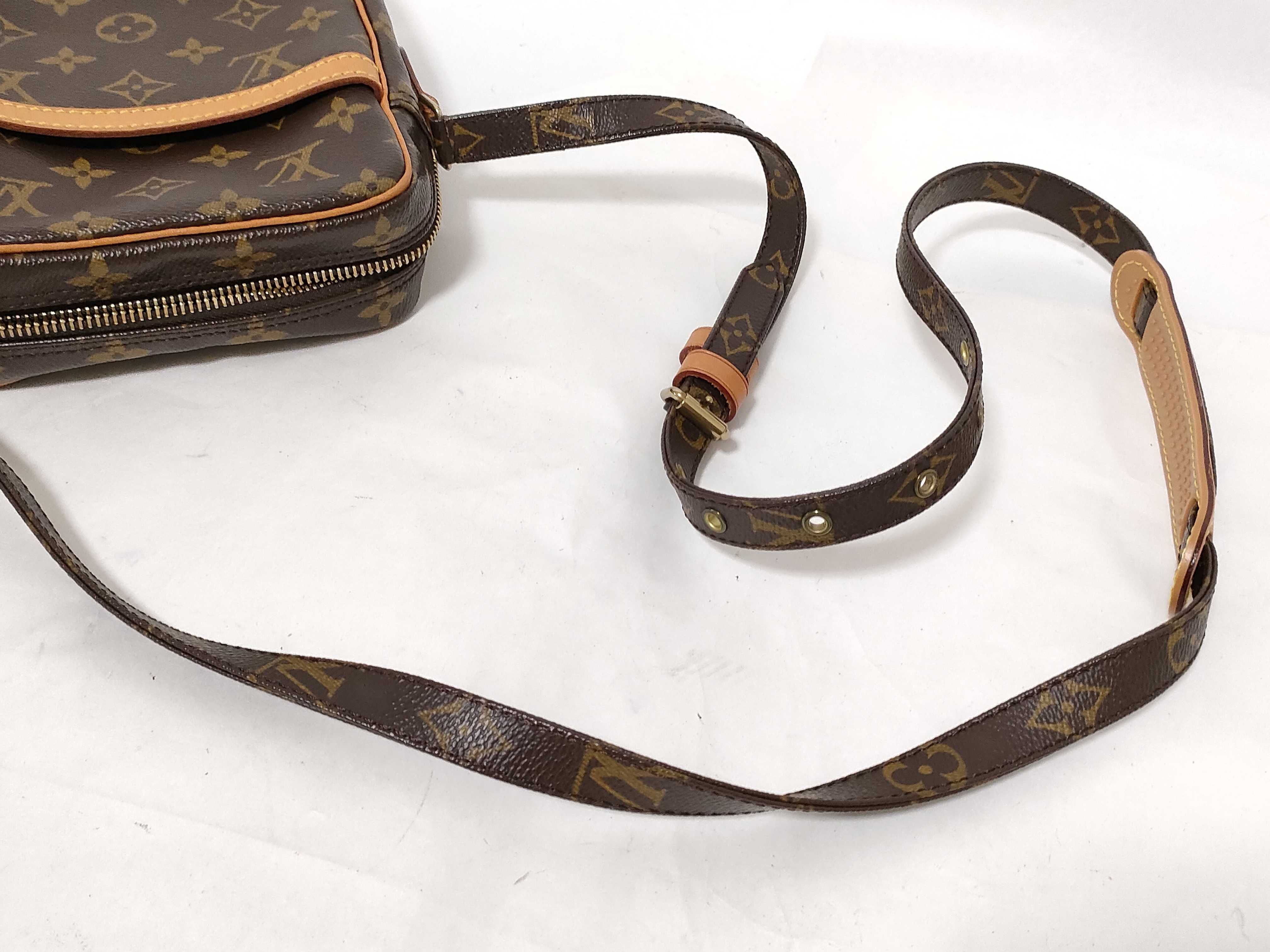 Monogram Bag LV Danube M45266 Monogram Shoulder Bag Brown Dust Bag Shoulder Bag — view 3