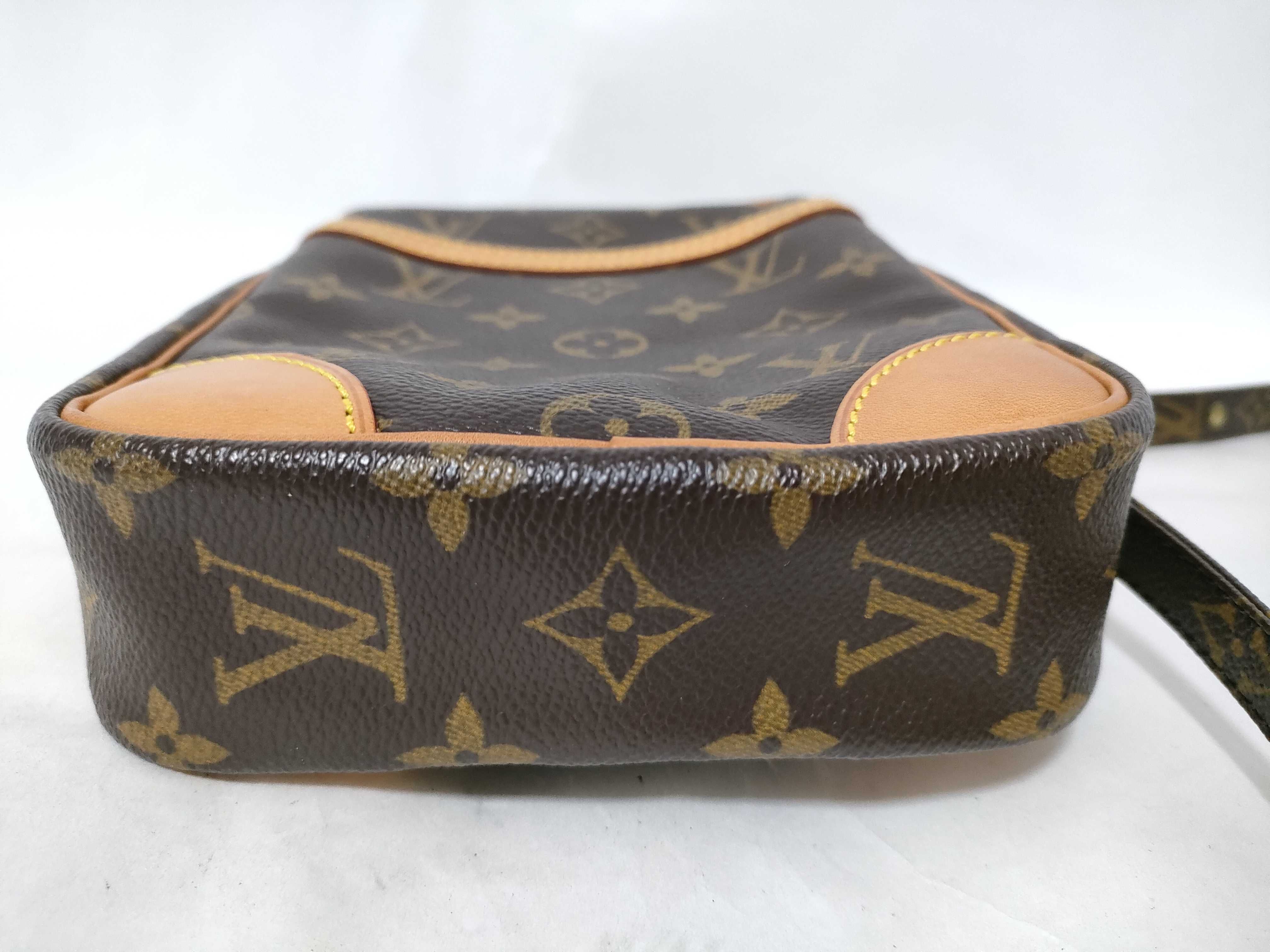 Monogram Bag LV Danube M45266 Monogram Shoulder Bag Brown Dust Bag Shoulder Bag — view 7
