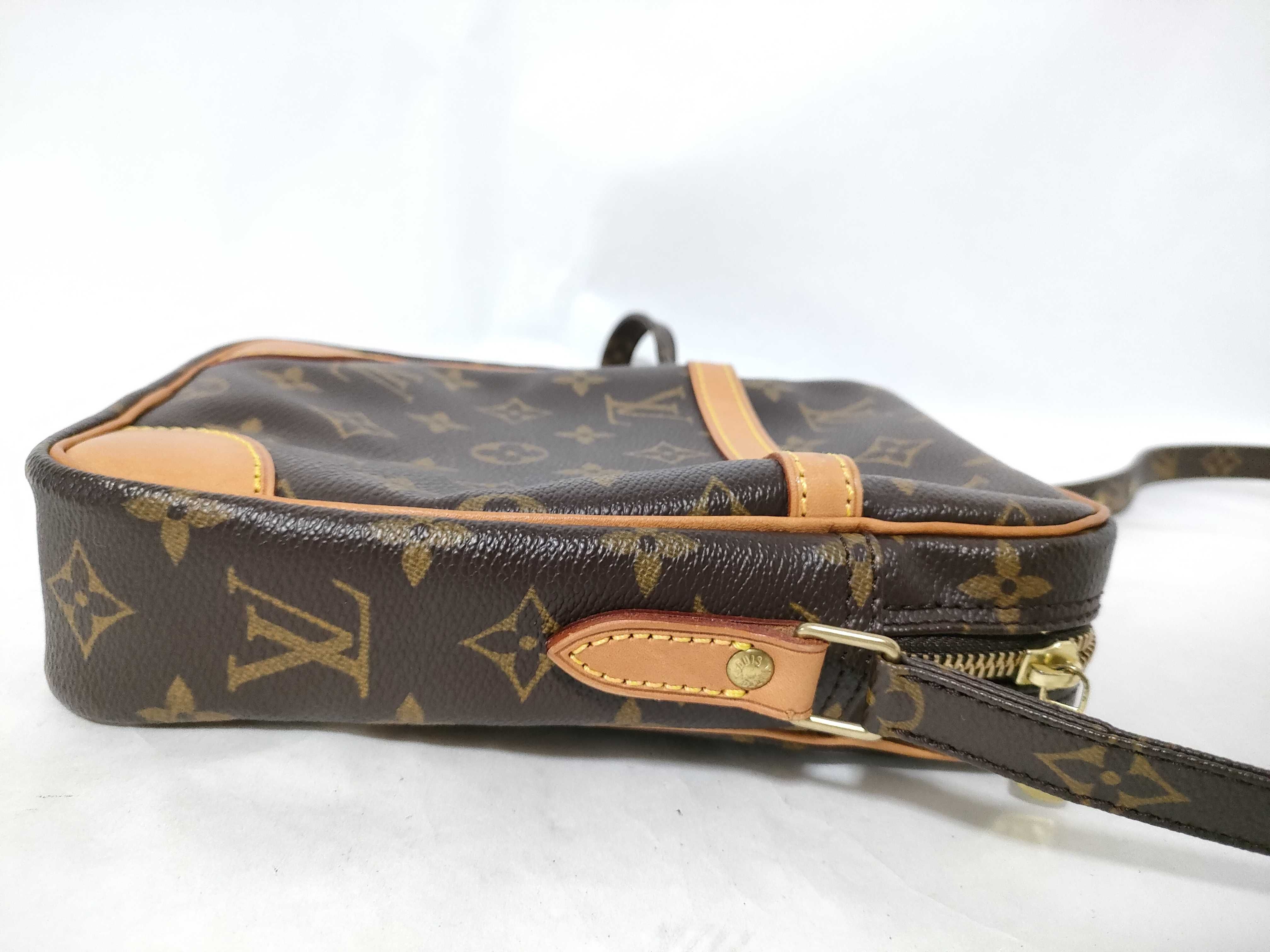 Monogram Bag LV Danube M45266 Monogram Shoulder Bag Brown Dust Bag Shoulder Bag — view 8