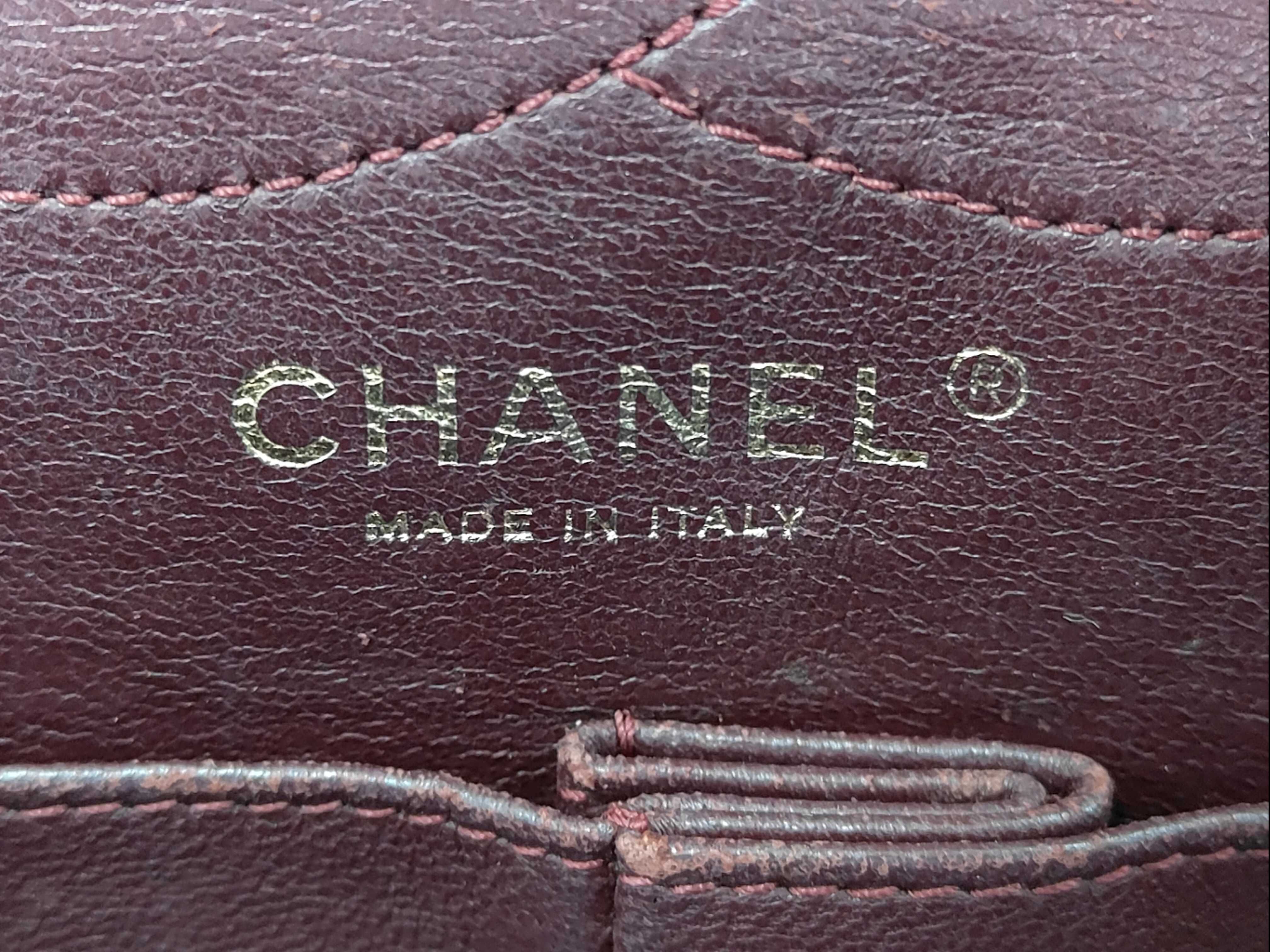 2.55 Matelassé Calfskin Black Gold Shoulder Bag (Serial Number 15) — view 10