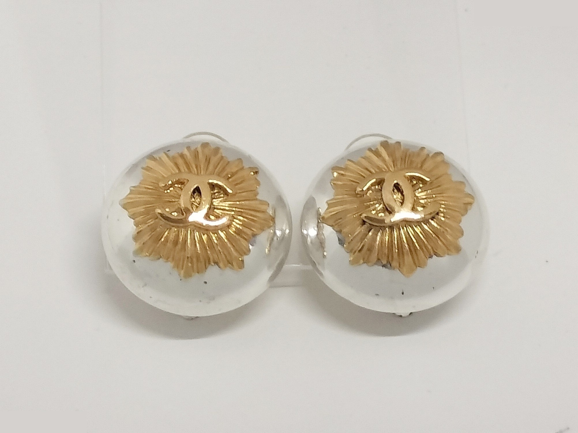 Coco Gold Silver Earrings — view 2