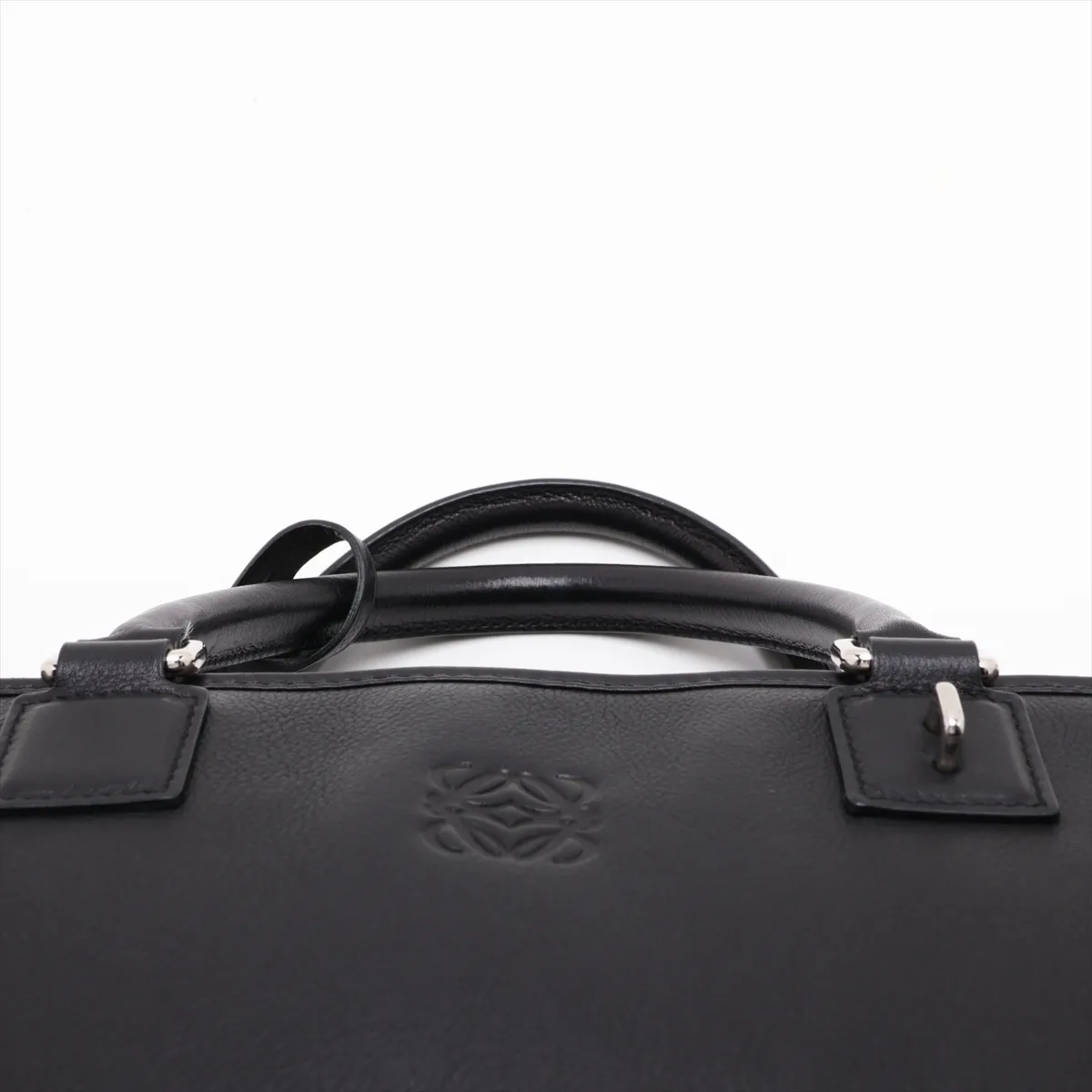 Amazona 36 Leather 2-Way Handbag, Black — view 6