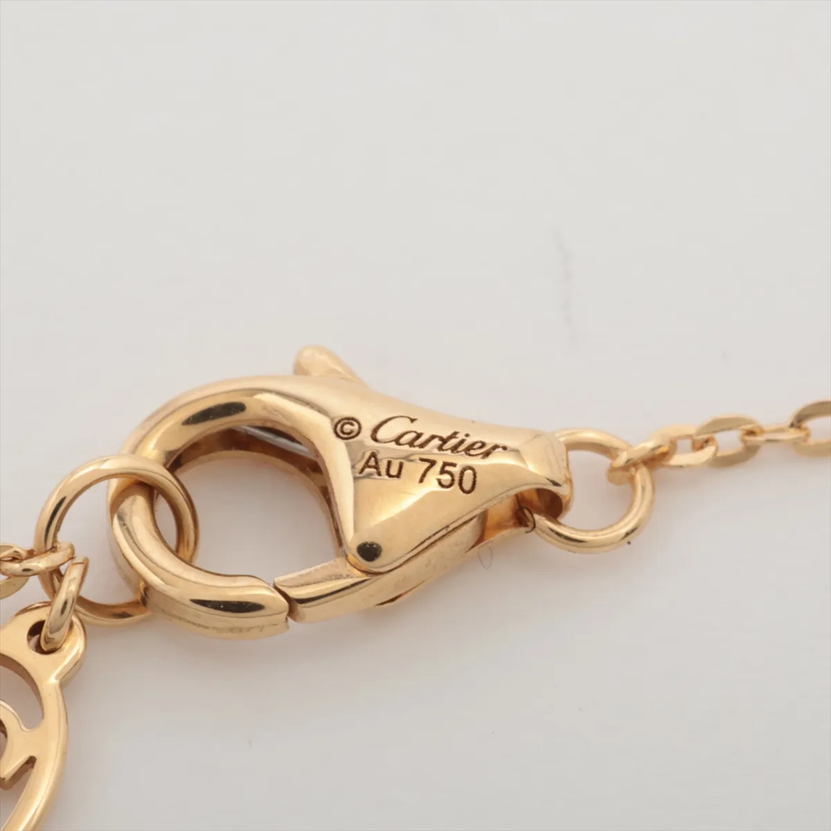 Baby Trinity 1P Diamond Necklace 750(YG×PG×WG) 2.7g TLM957 — view 4