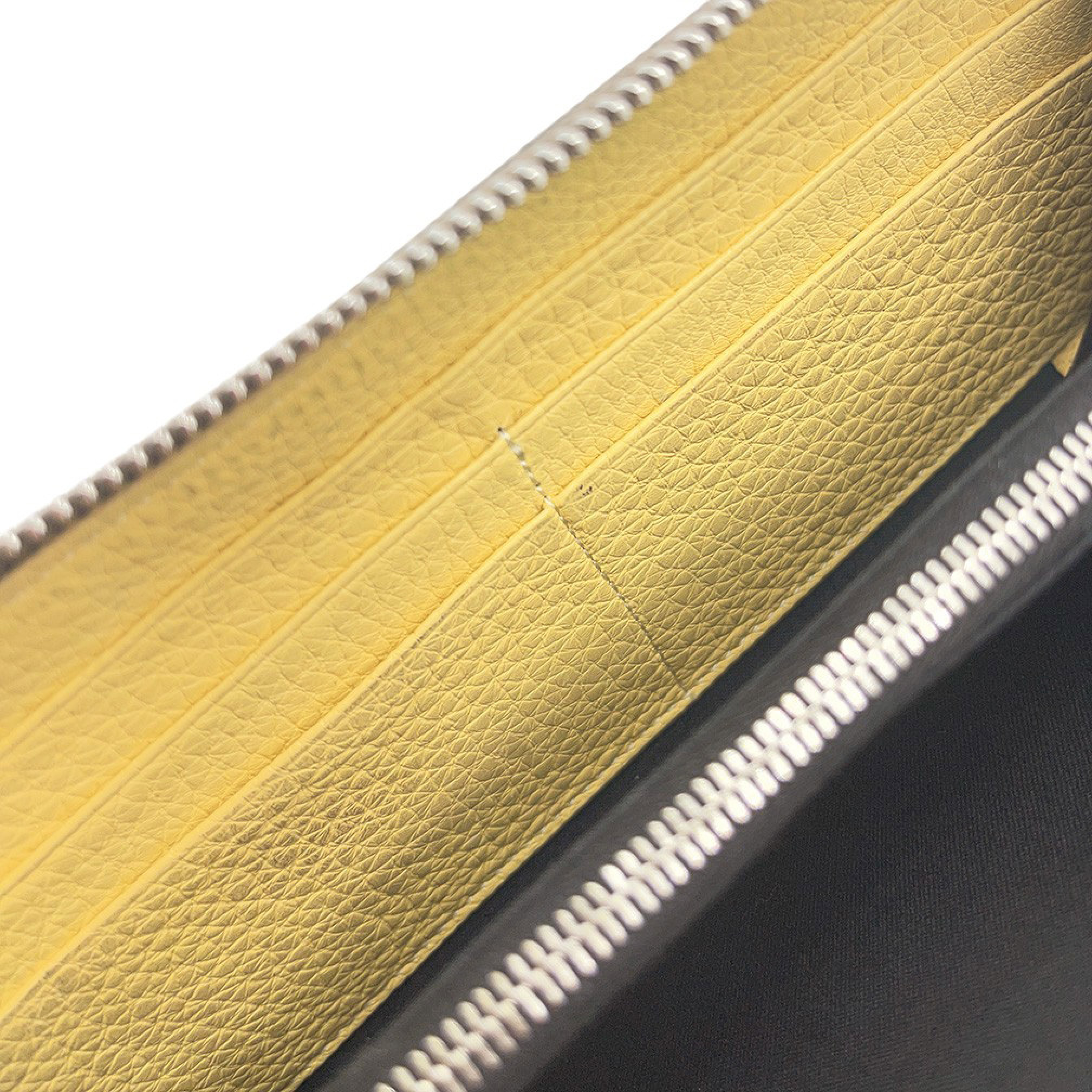 7M0210 Zip-Around Wallet, Leather, Genuine Leather, Logo Accent, Taupe. — view 12