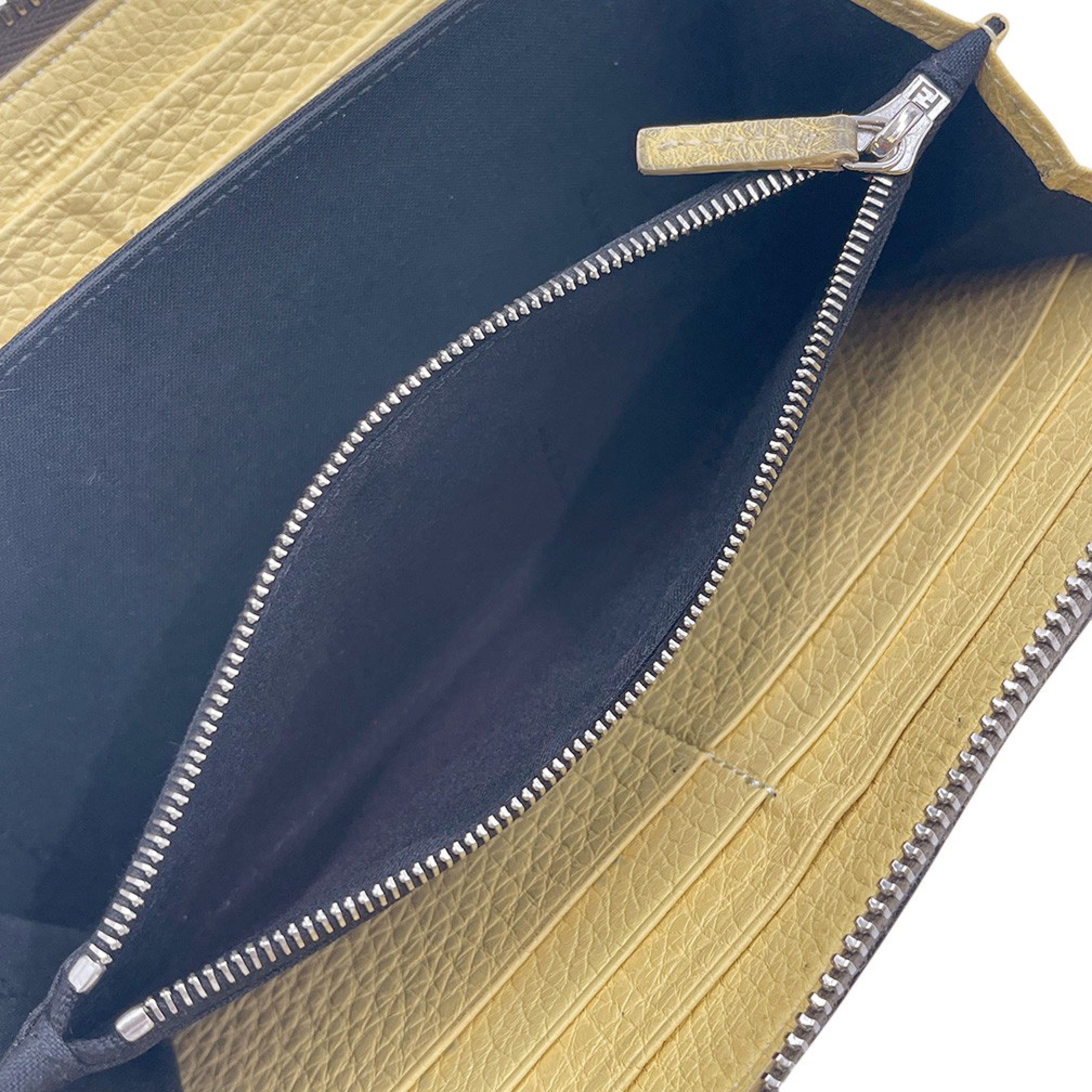 7M0210 Zip-Around Wallet, Leather, Genuine Leather, Logo Accent, Taupe. — view 10