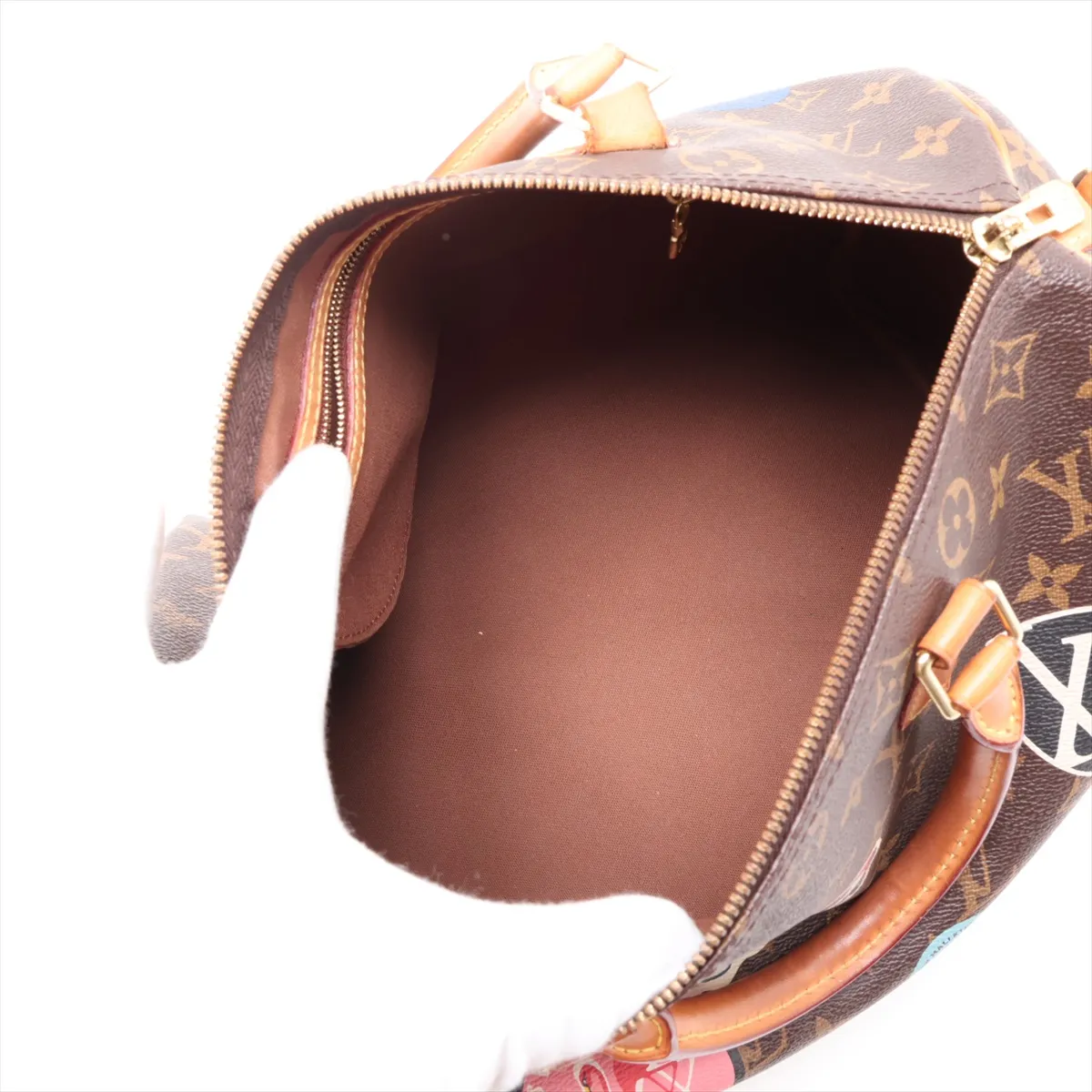 Monogram Speedy Bandoulière 30 M43231 SP2176 Brown — view 7