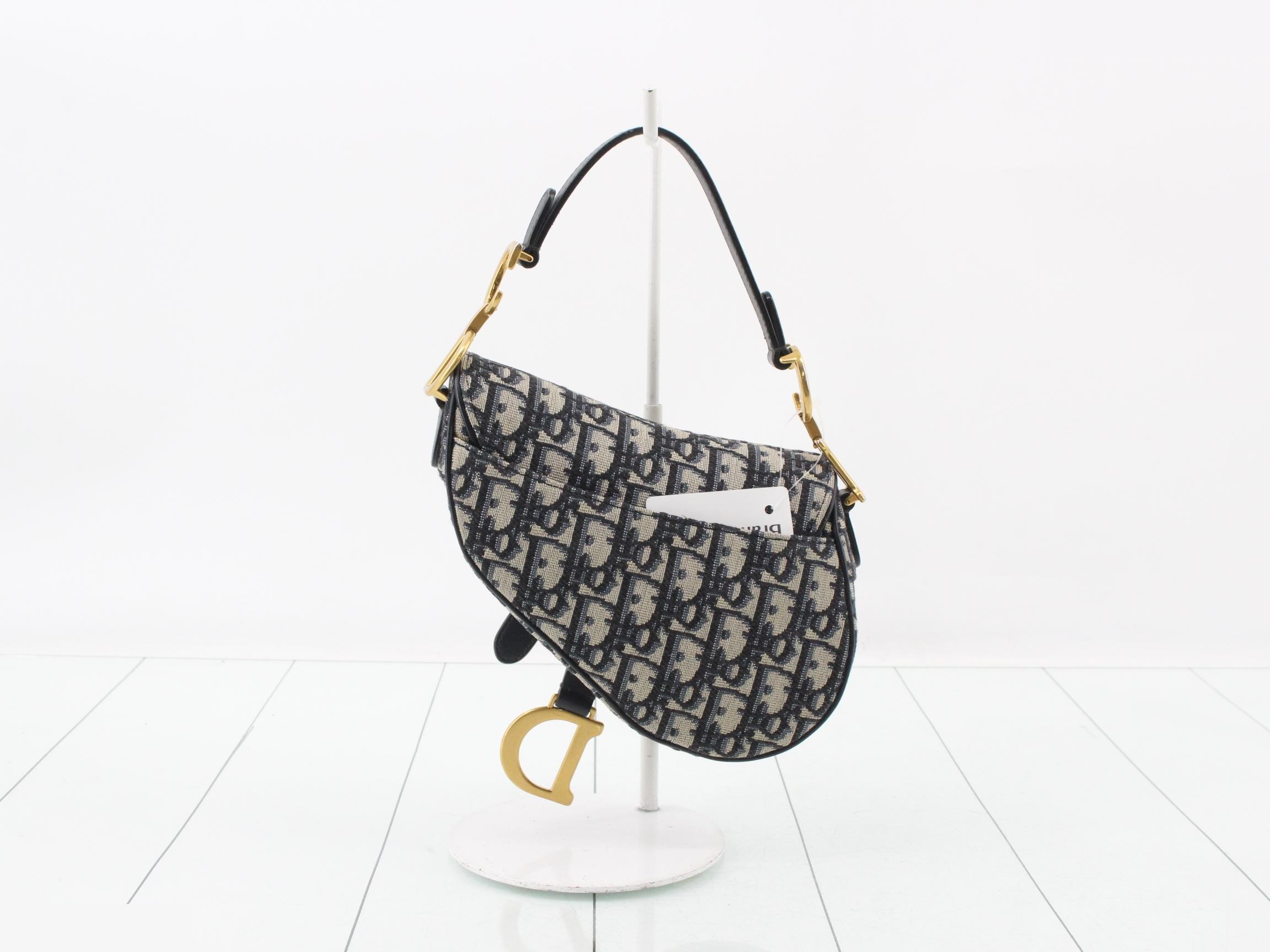 Saddle Oblique Canvas Handbag — view 2