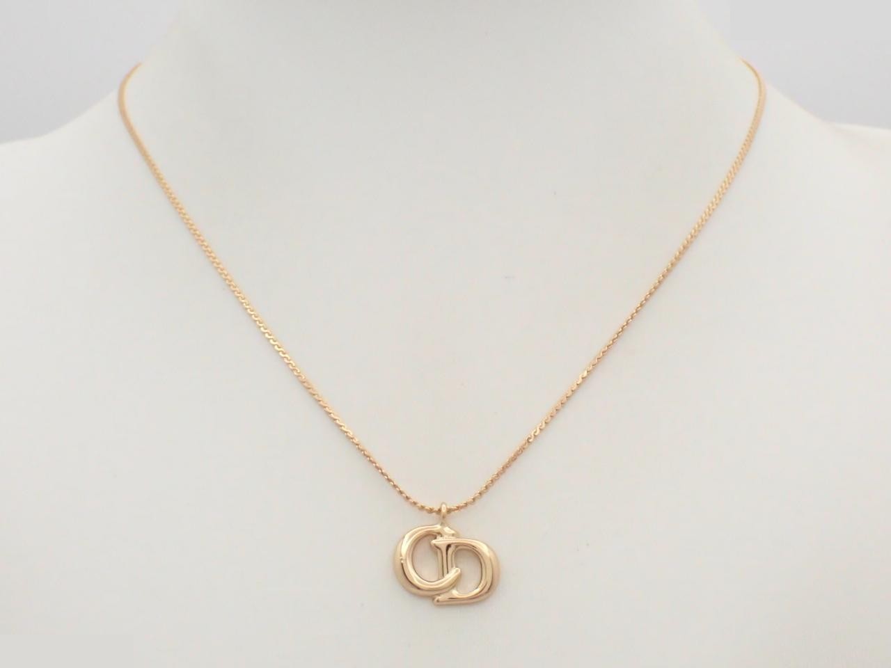 Gold necklace, chain approximately 42cm — view 3