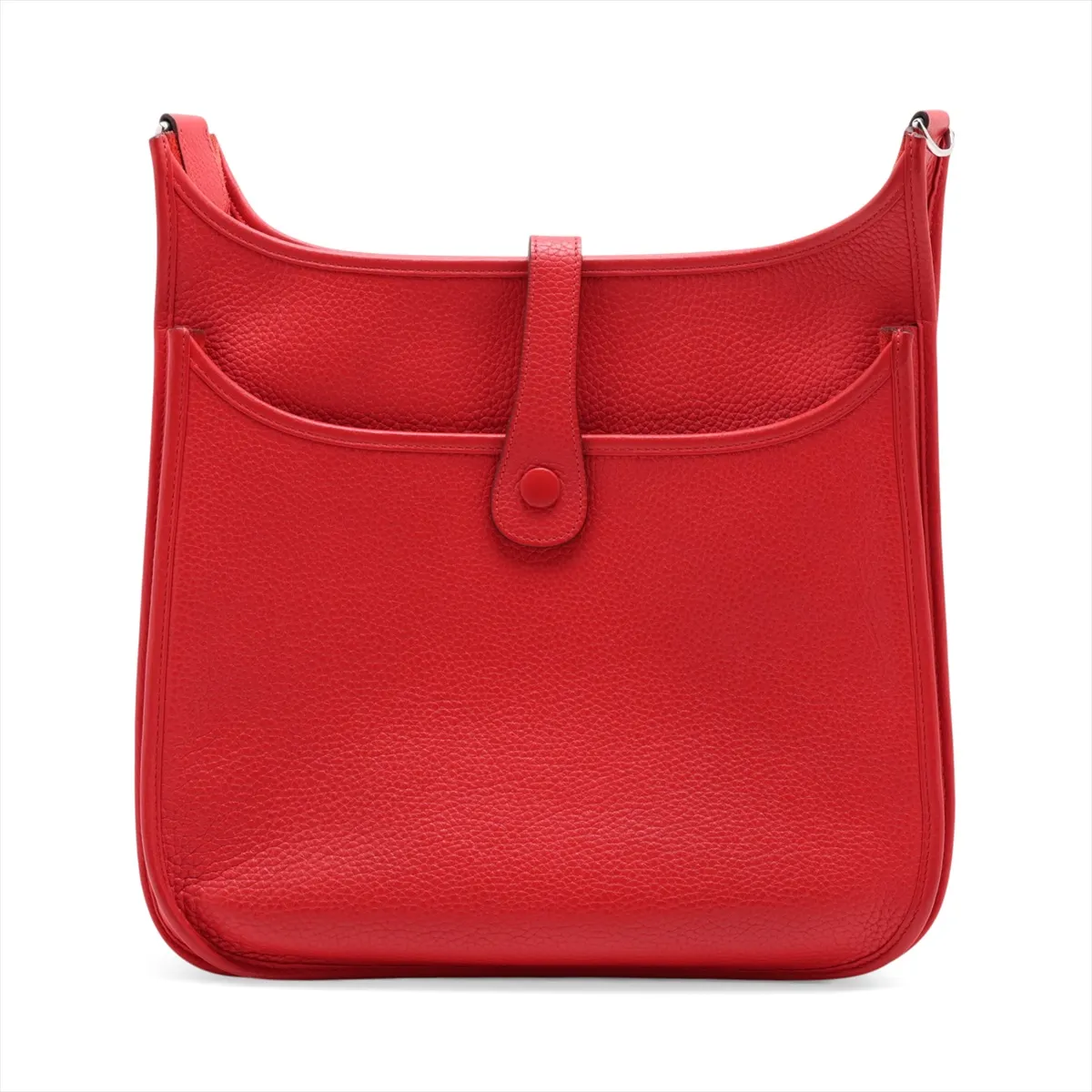 Evelyne 3 29 PM Taurillon Clemence Rouge Tomato Silver Hardware X: 2016 — view 2