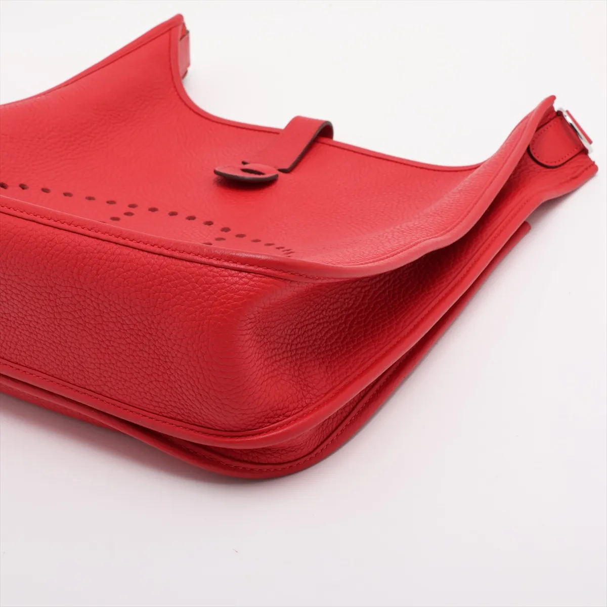 Evelyne 3 29 PM Taurillon Clemence Rouge Tomato Silver Hardware X: 2016 — view 3