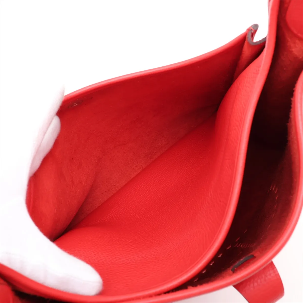 Evelyne 3 29 PM Taurillon Clemence Rouge Tomato Silver Hardware X: 2016 — view 7