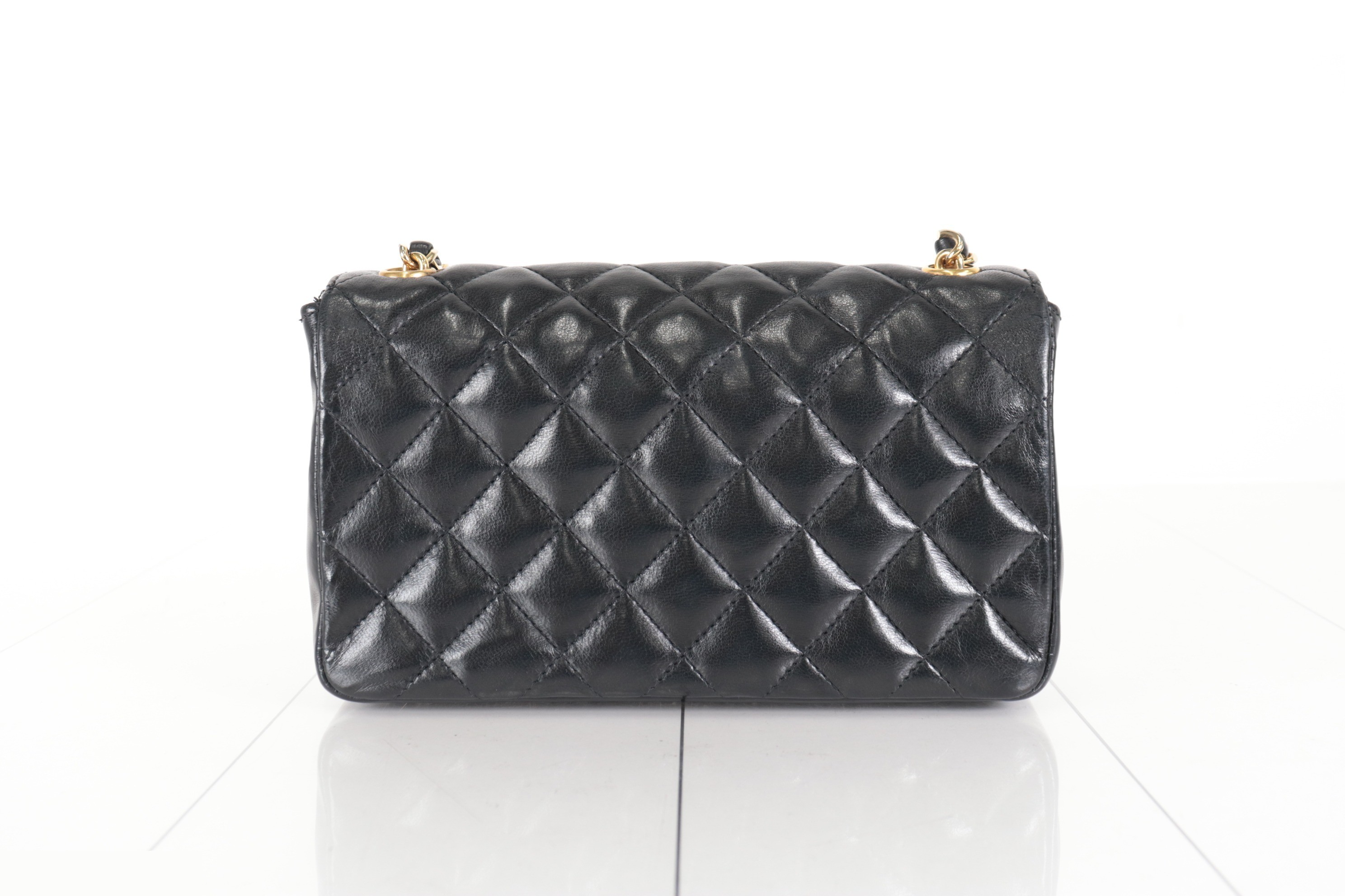 Lamb Turnlock Chain Shoulder Bag — view 2