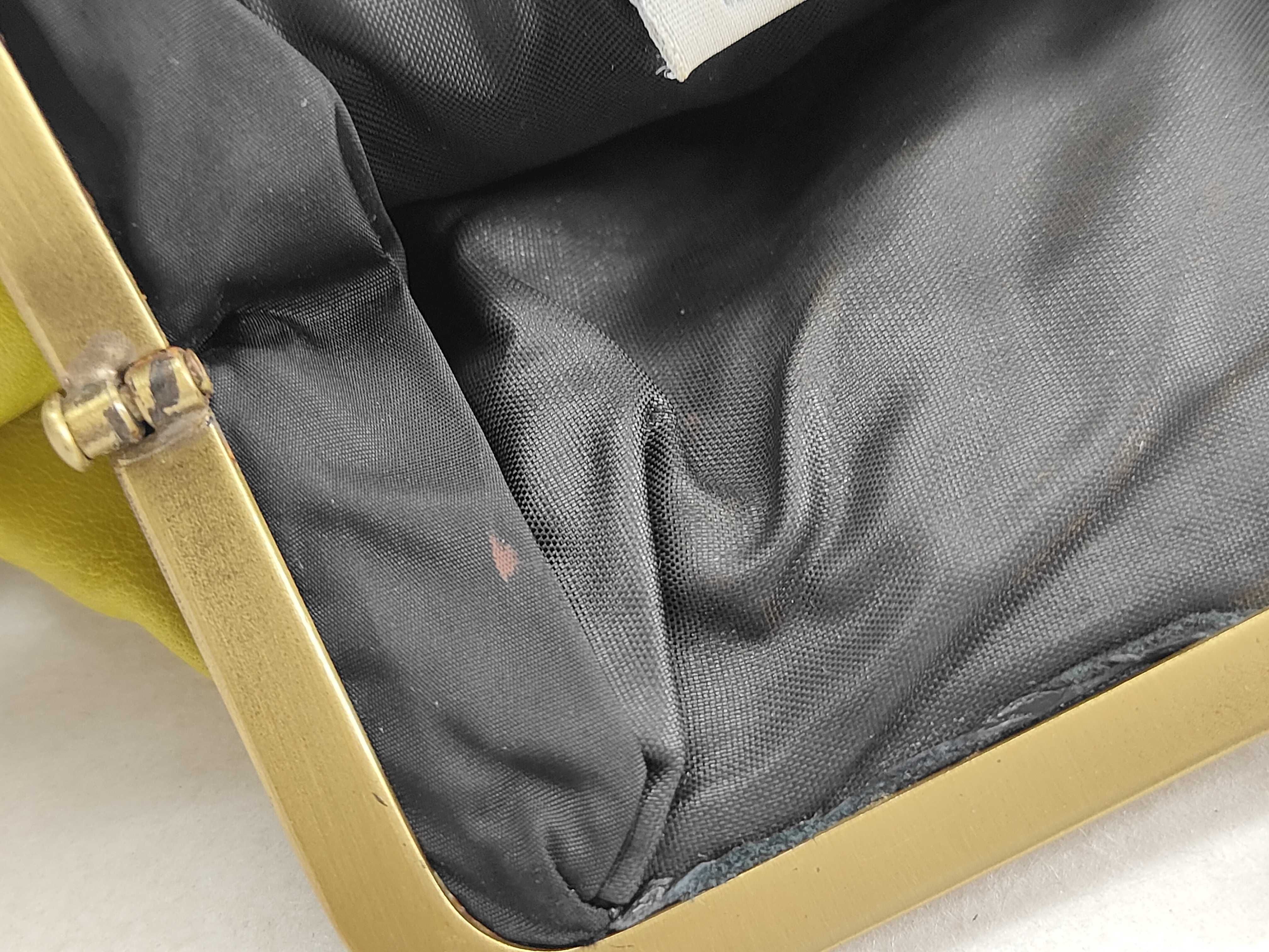 Archive Leather Clasp Pouch with Embossed Logo and Gold Hardware - Accessory Pouch — view 13