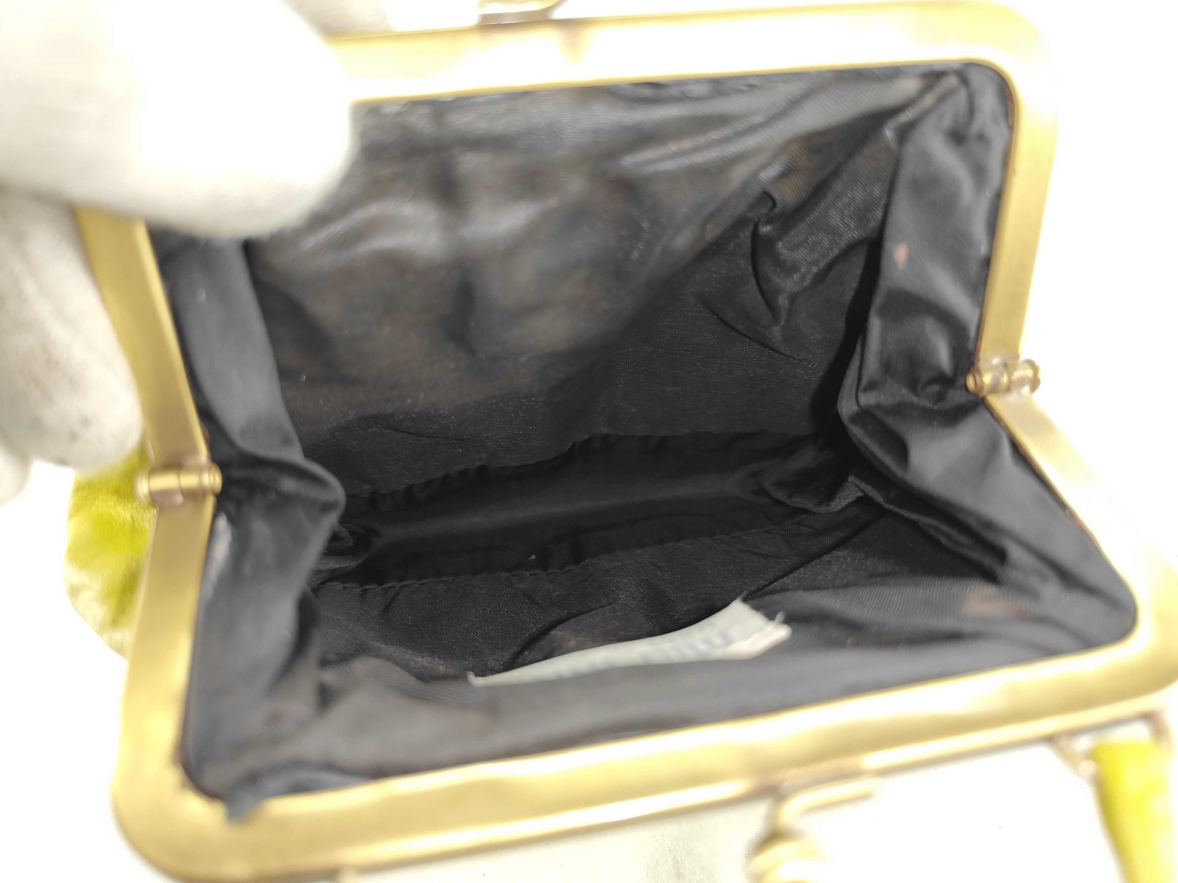 Archive Leather Clasp Pouch with Embossed Logo and Gold Hardware - Accessory Pouch — view 10