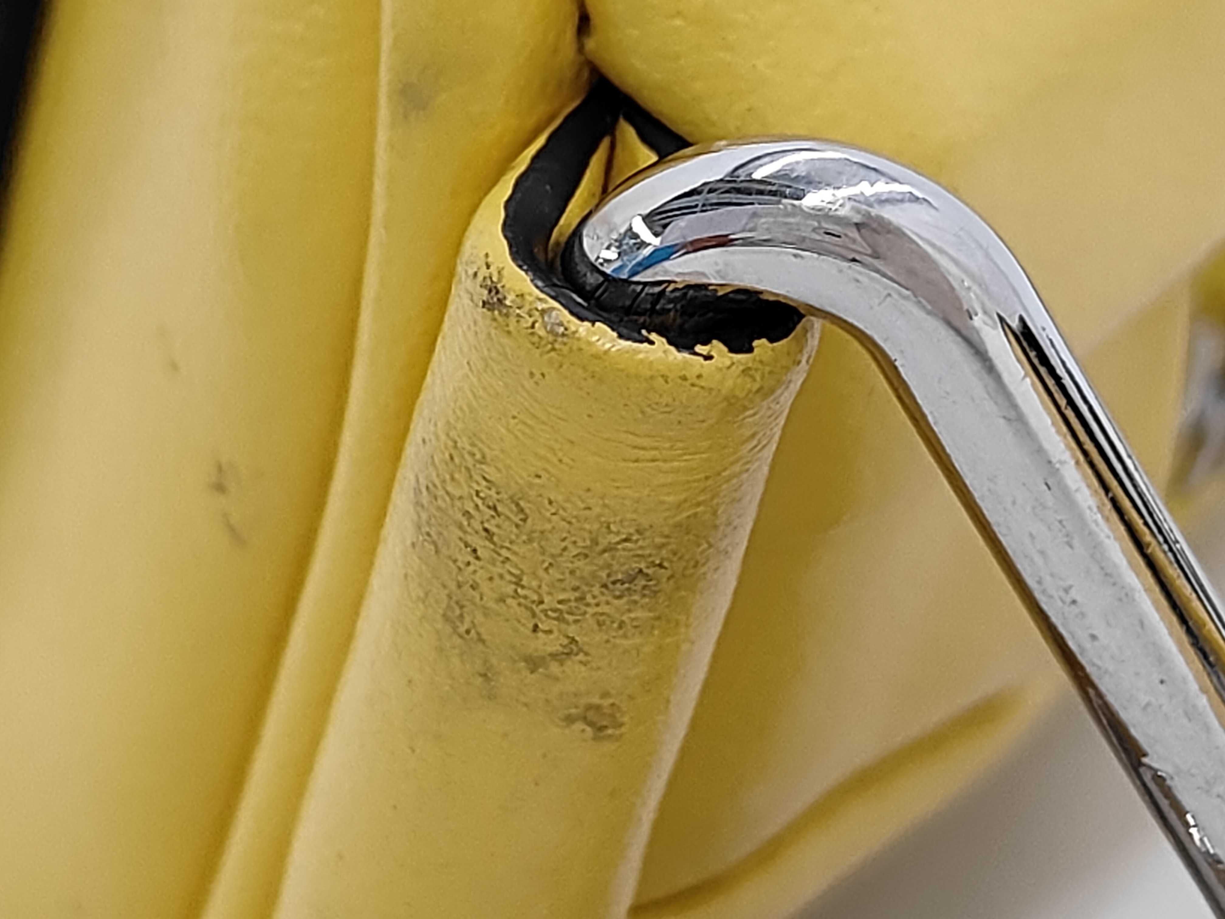 Triangle Shoulder Bag, Yellow Shoulder Bag — view 6