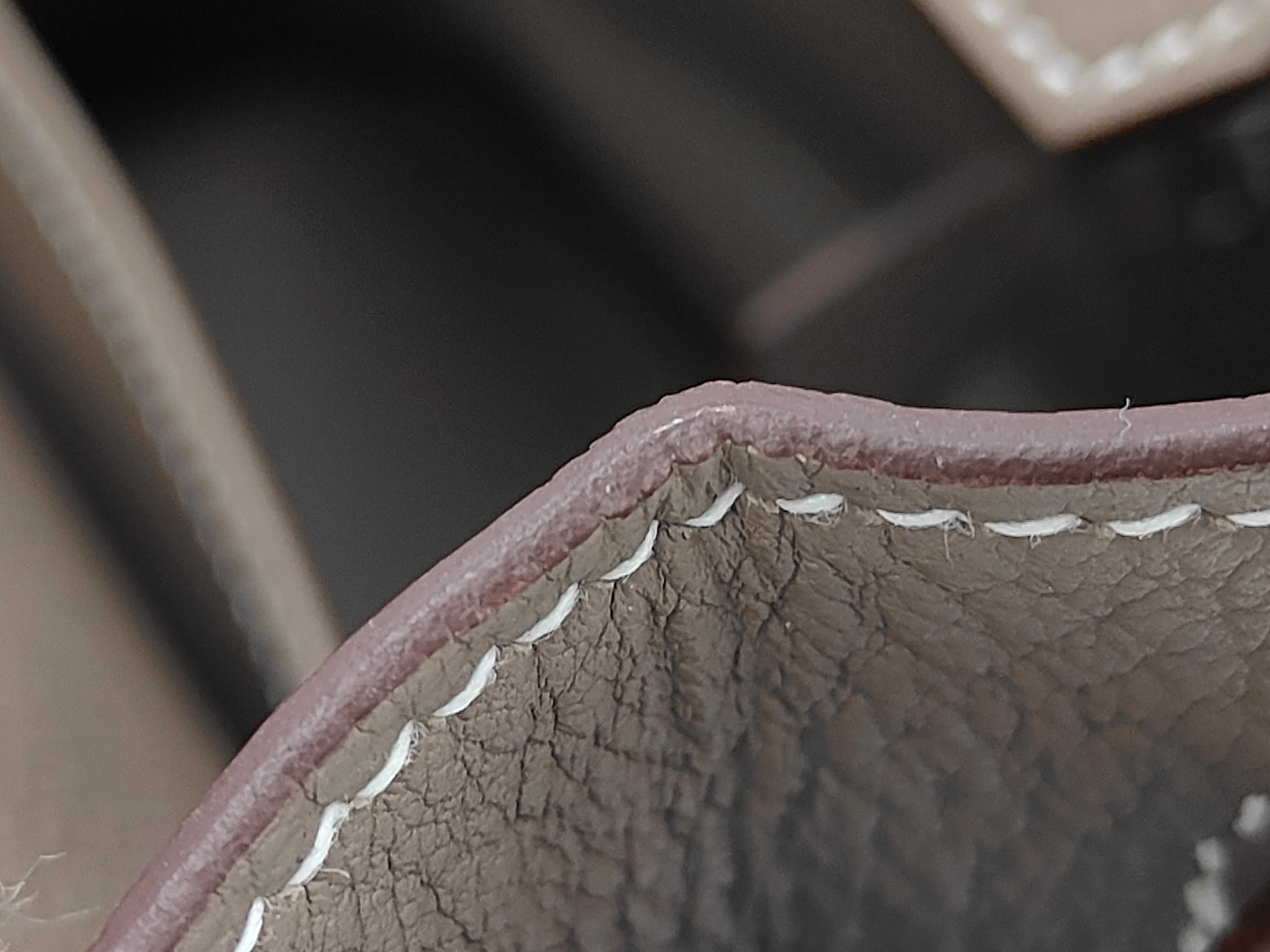 Birkin 25 Togo Etoupe Silver Hardware K Stamp Handbag — view 14