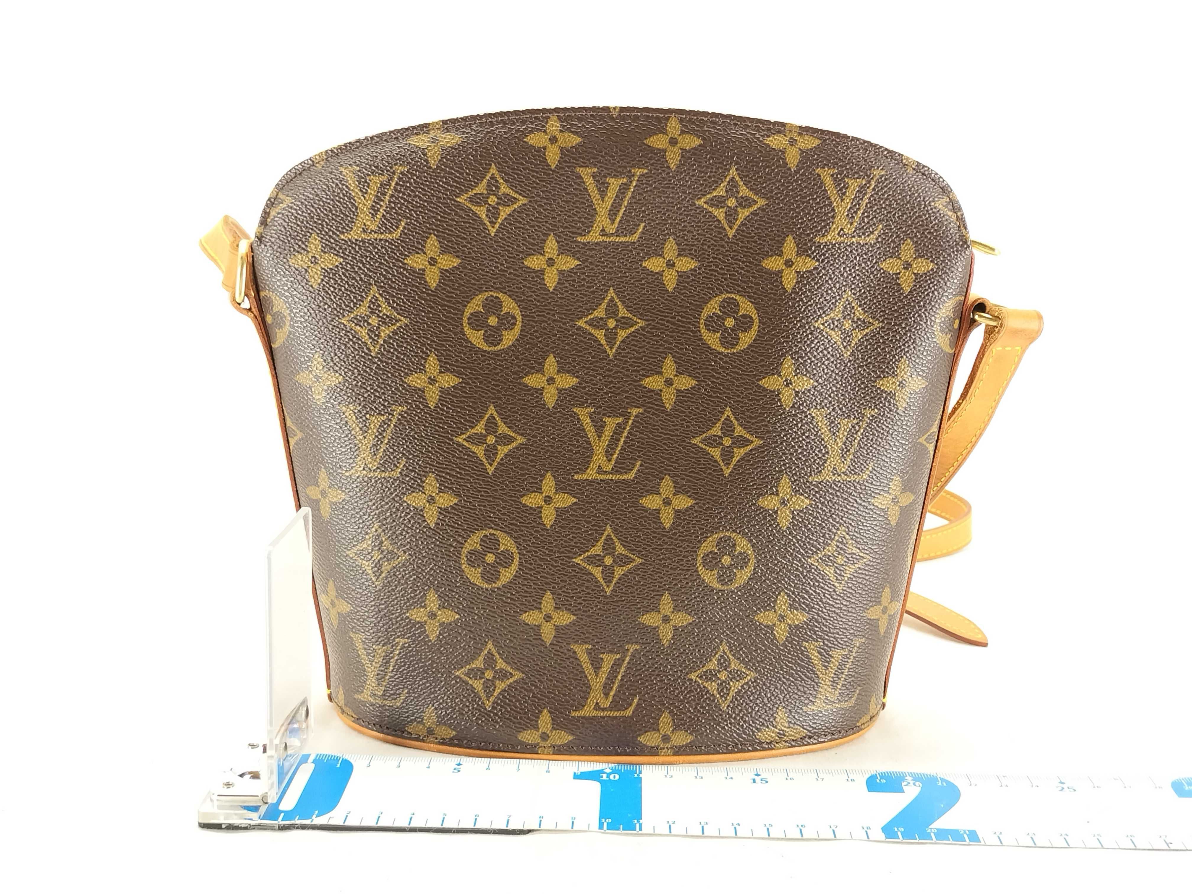 Monogram Louis Vuitton Druot Monogram Brown Shoulder Bag — view 2