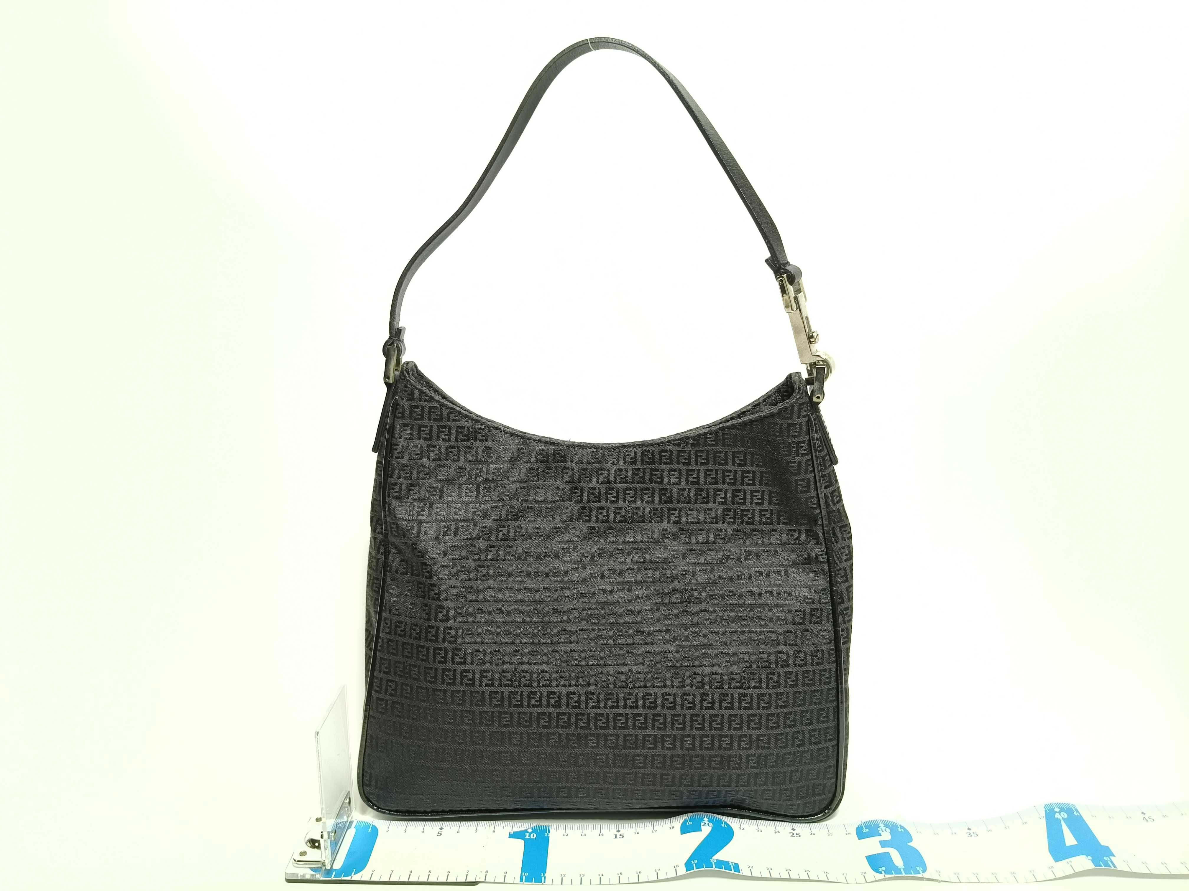 Zucca pattern Fendi Zucchino handbag canvas women's shoulder bag — view 2