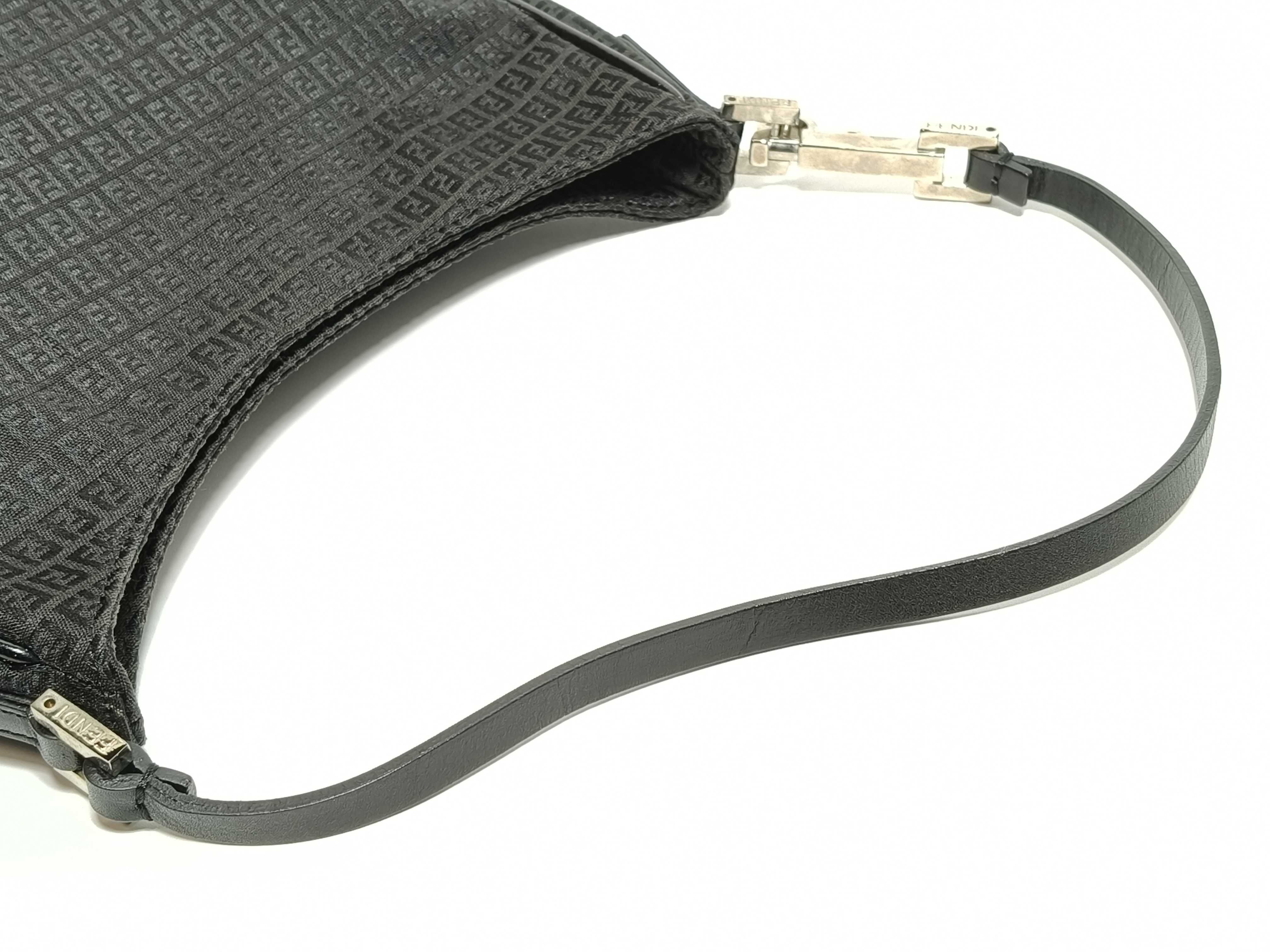 Zucca pattern Fendi Zucchino handbag canvas women's shoulder bag — view 3