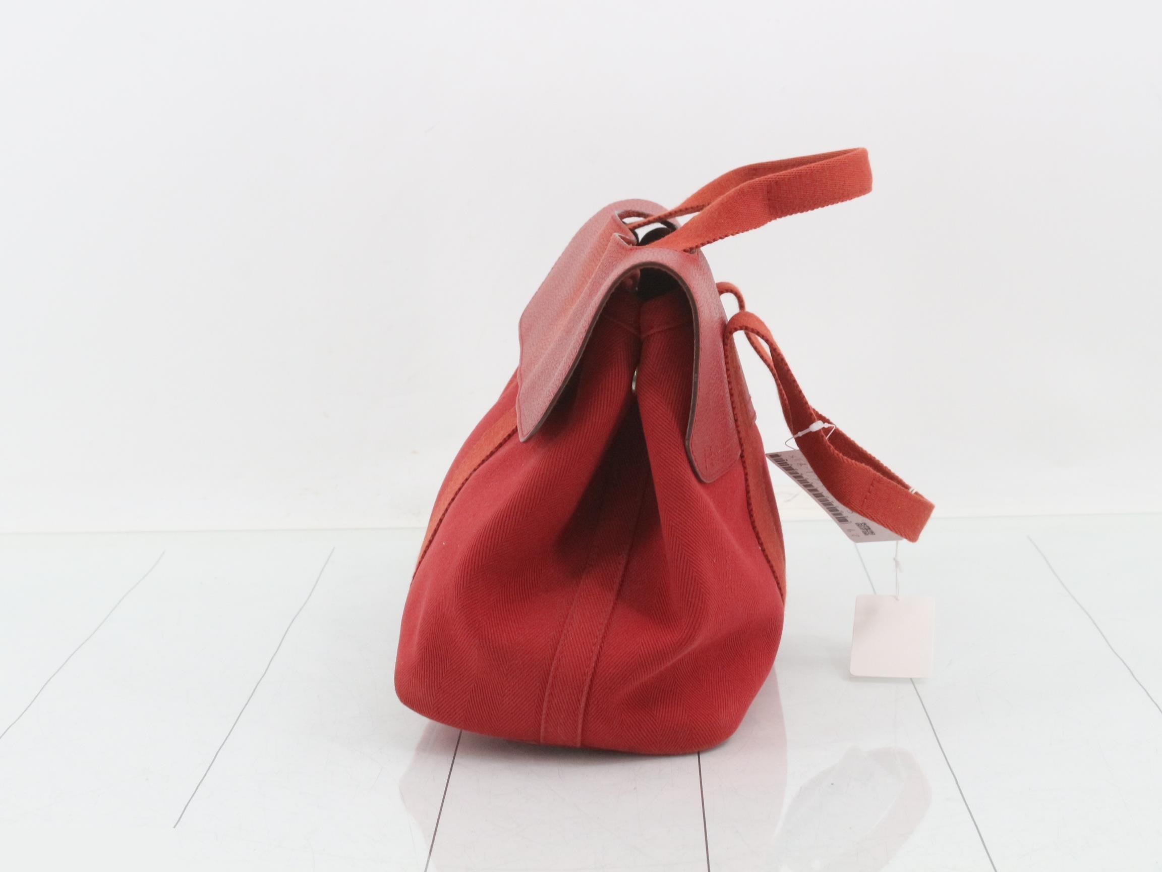 Valparaiso PM Canvas Handbag, Red — view 3