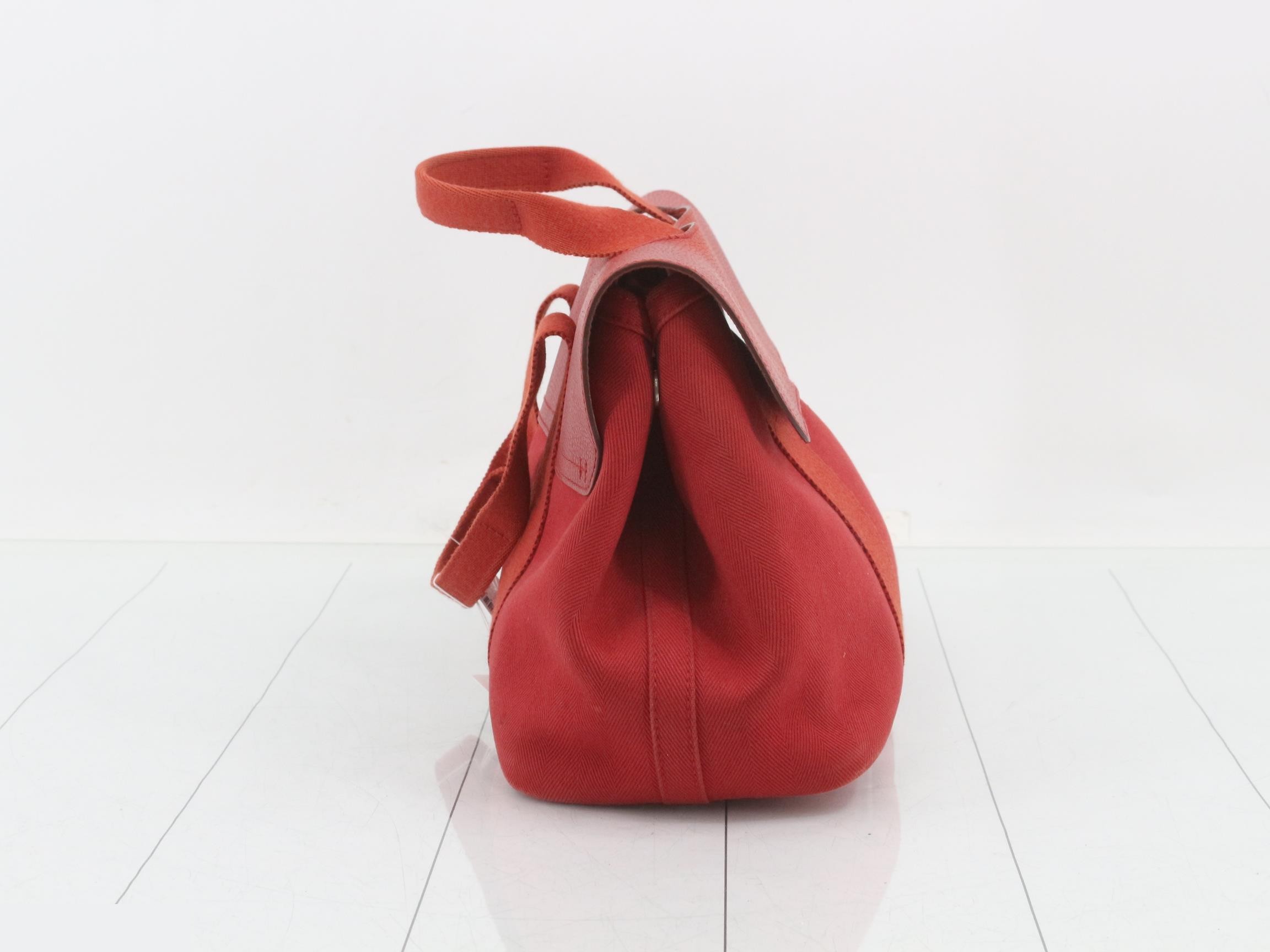 Valparaiso PM Canvas Handbag, Red — view 4