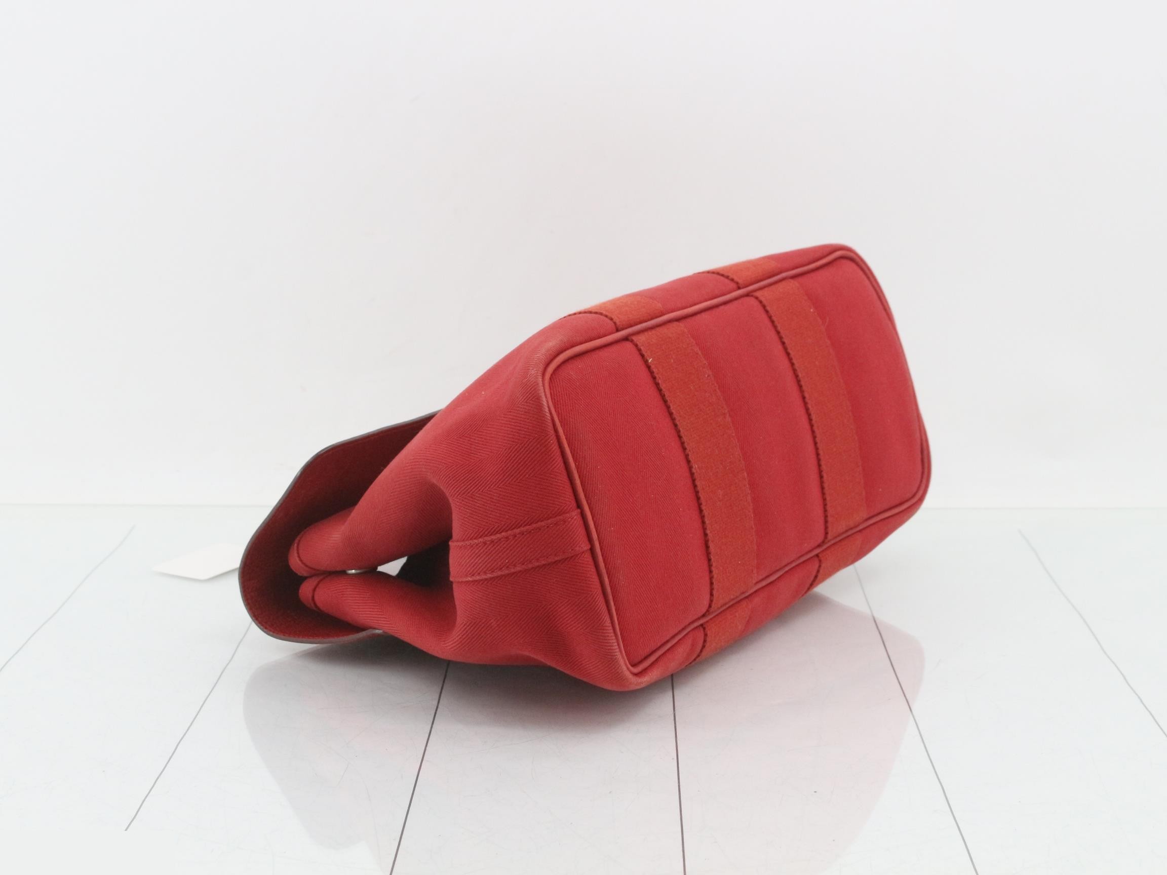 Valparaiso PM Canvas Handbag, Red — view 5