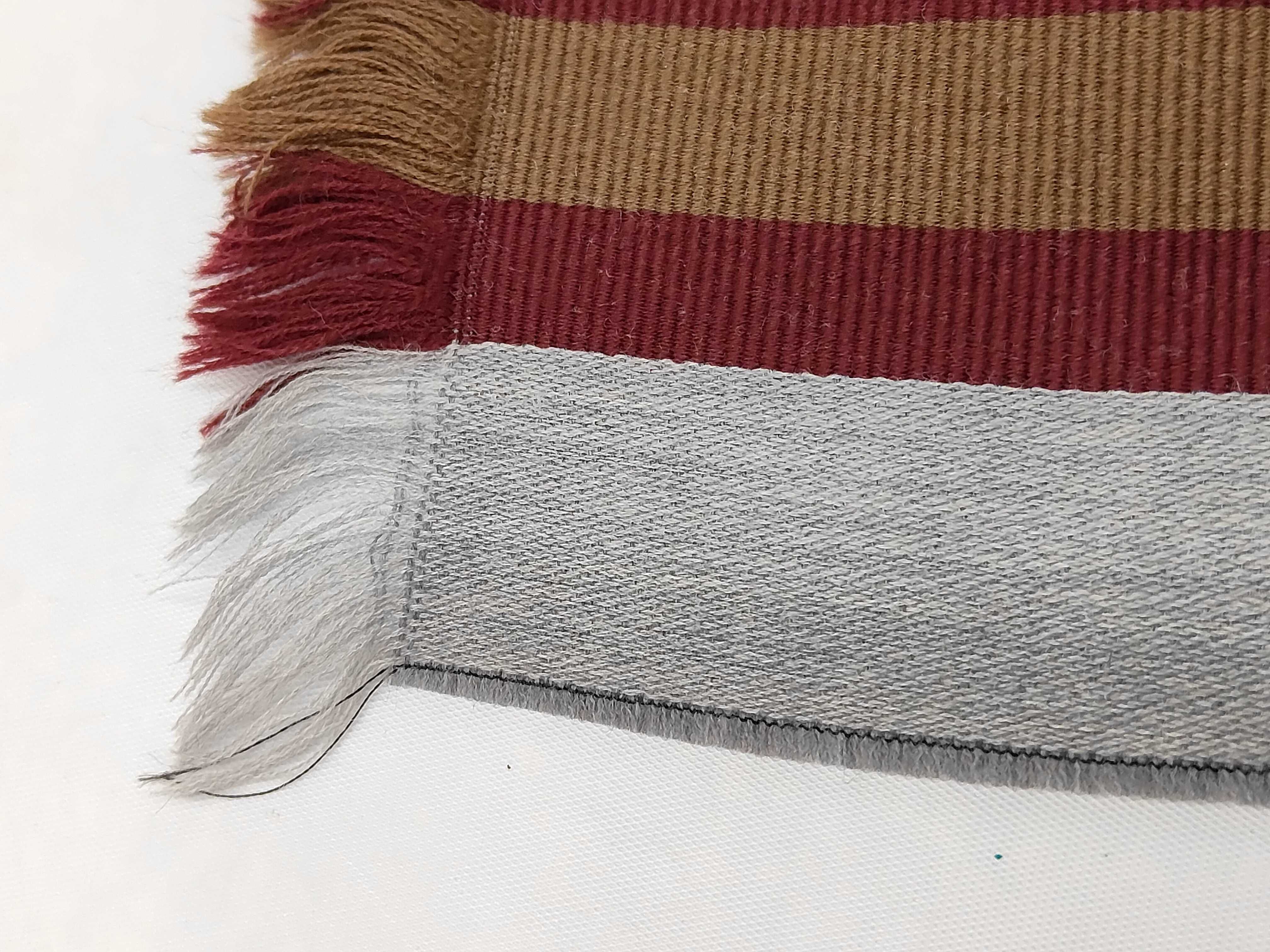 GG pattern striped wool scarf/stole and other accessories — view 6