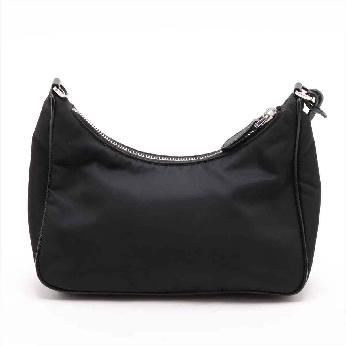 Tessuto Nylon x Leather 2WAY Shoulder Bag Black — view 2