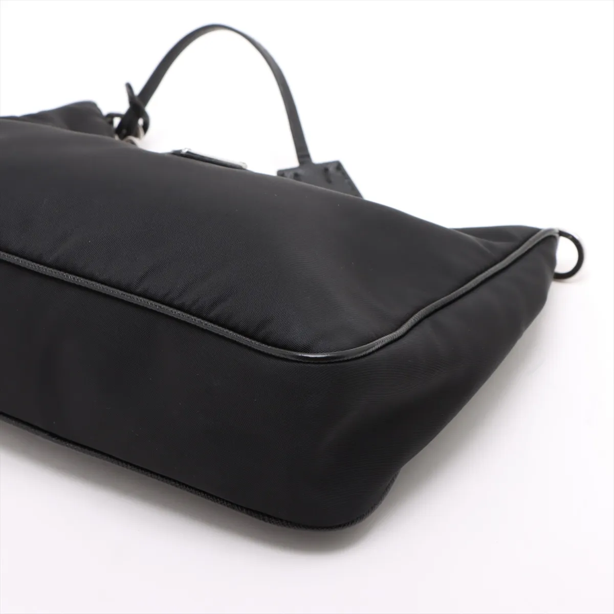 Tessuto Nylon x Leather 2WAY Shoulder Bag Black — view 3