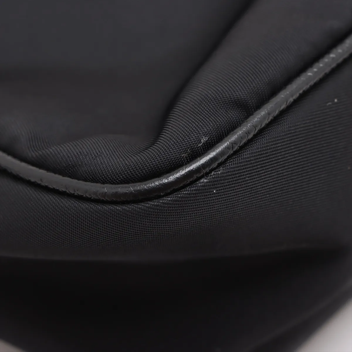 Tessuto Nylon x Leather 2WAY Shoulder Bag Black — view 10