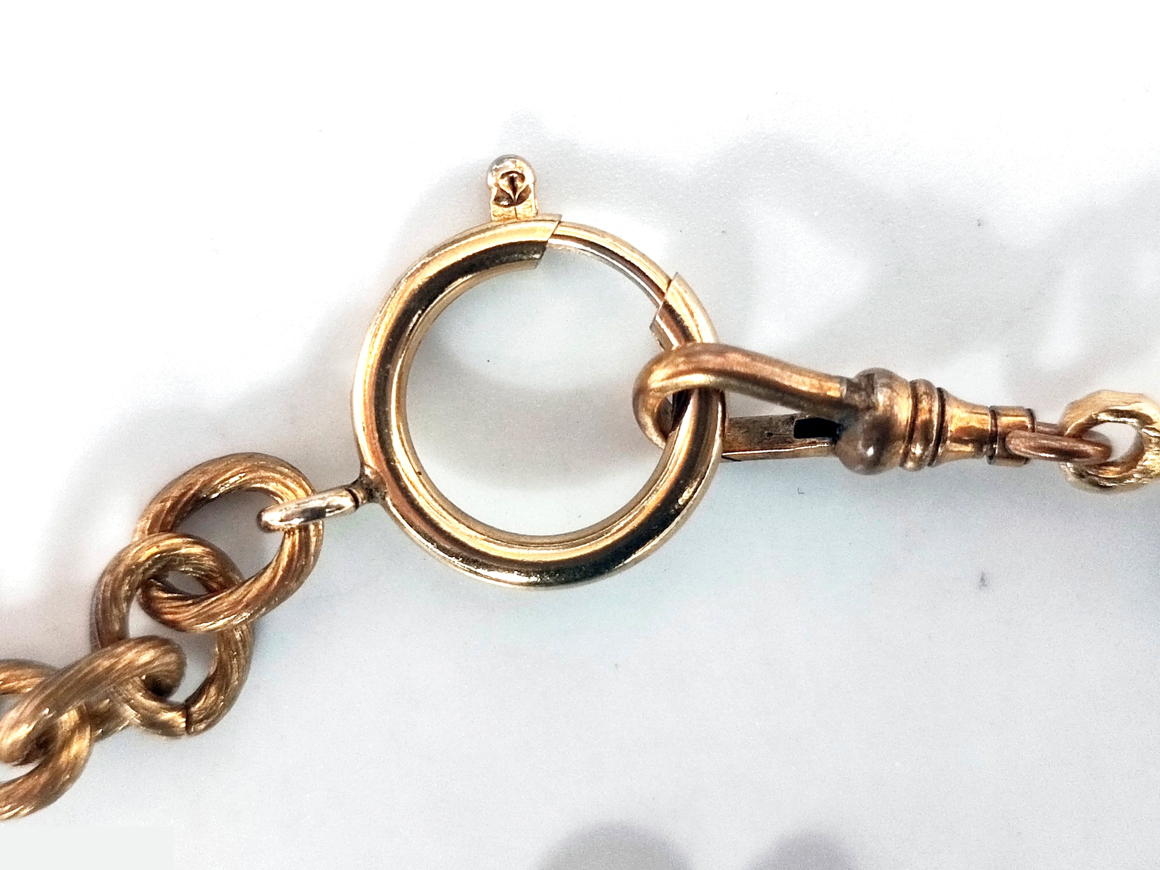 Teardrop 4-strand necklace, chain approximately 70cm long. — view 9