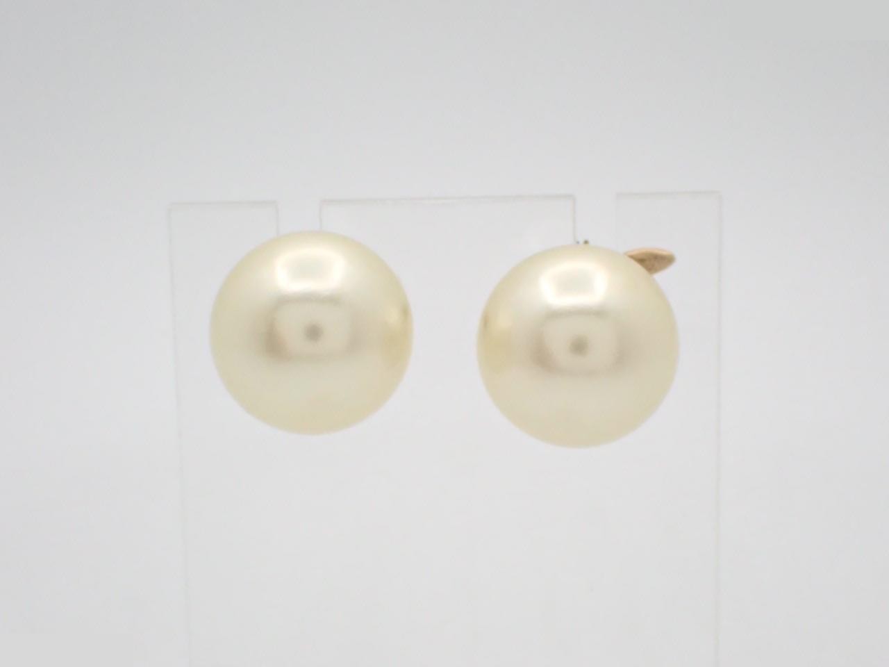 Tribal Bee Earrings with Faux Pearl and Rhinestones, Comes with Storage Bag — view 2