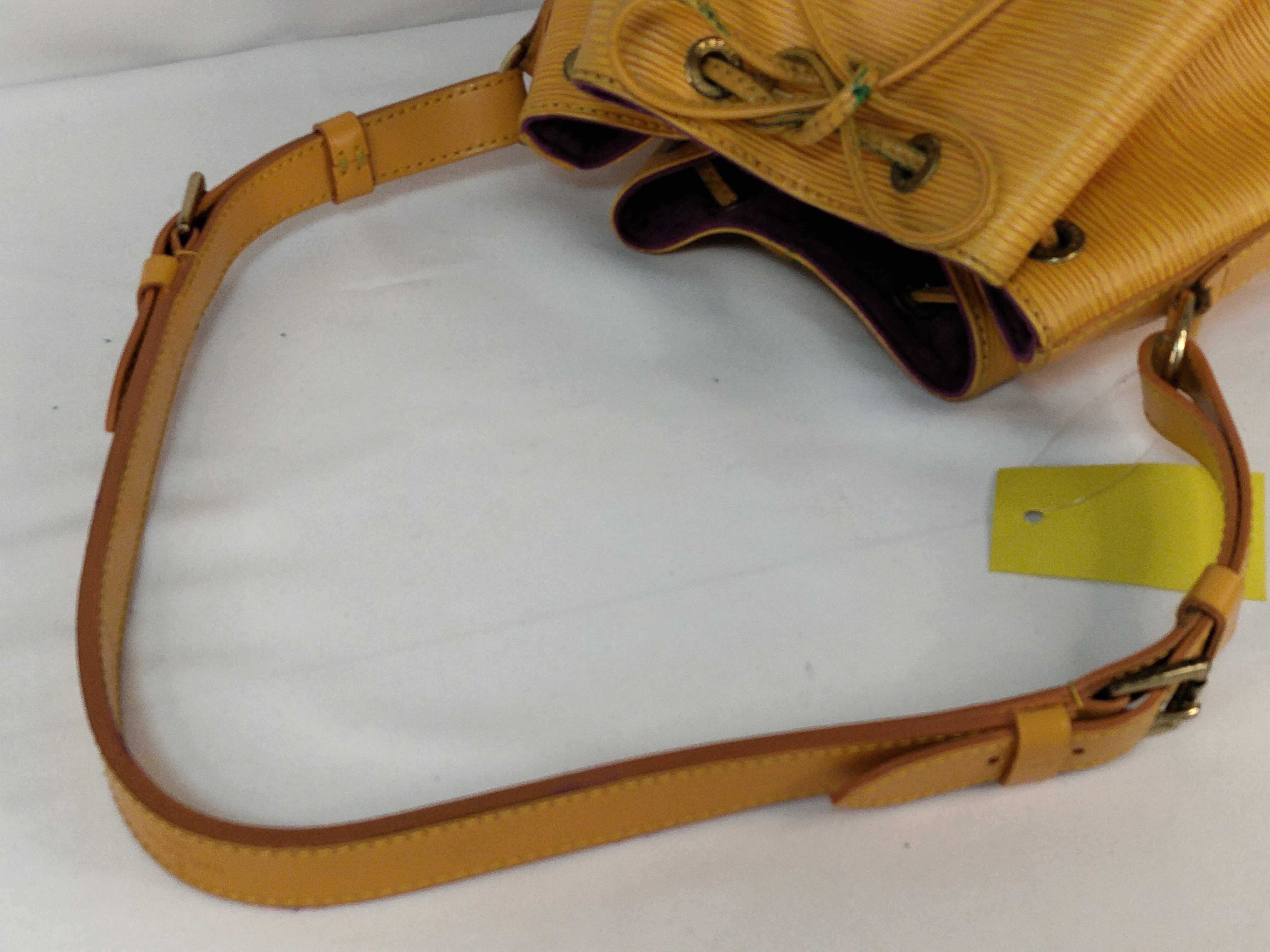 Epi M44109 Petit Noé Tassili Yellow Shoulder Bag — view 3