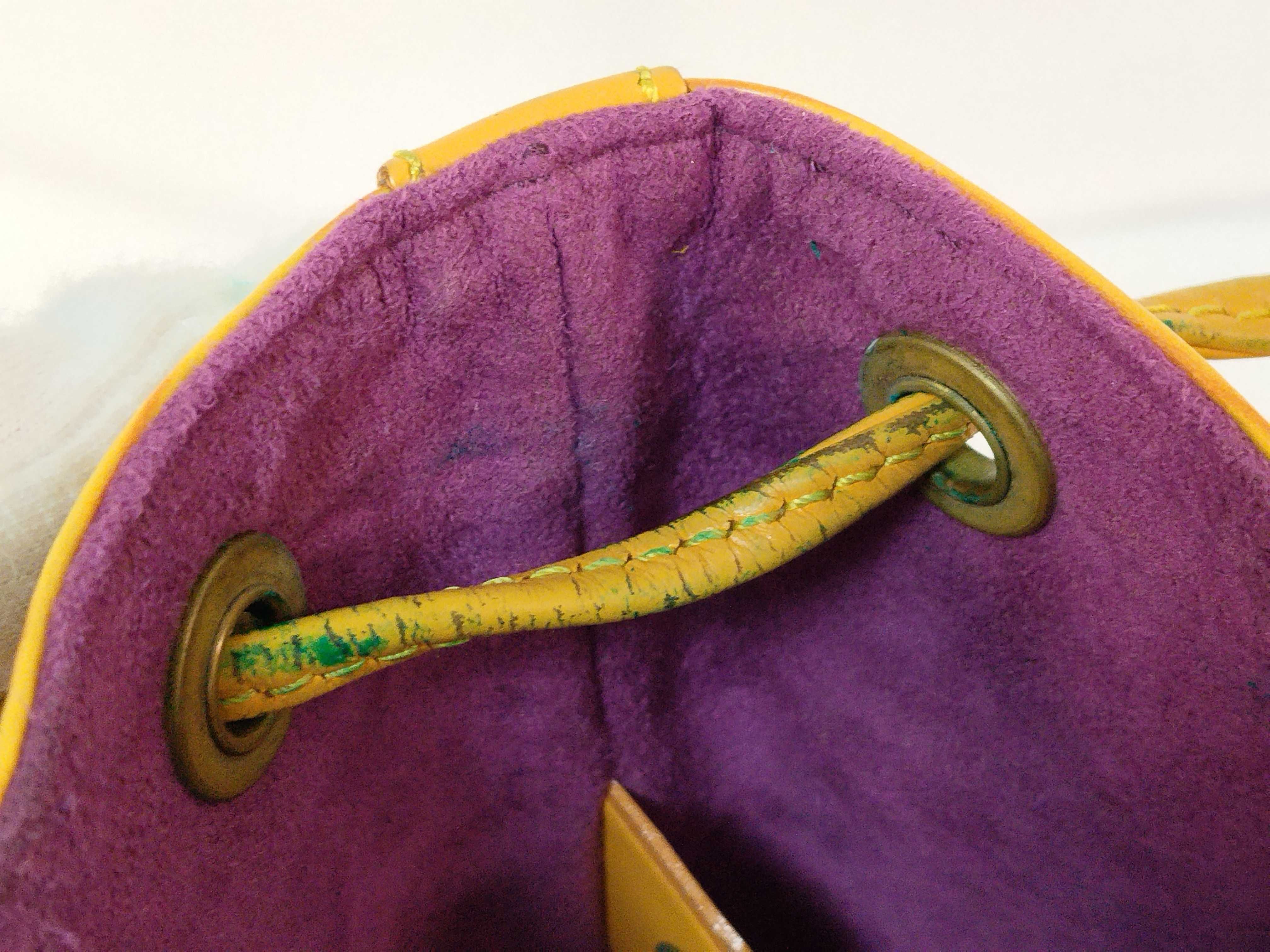 Epi M44109 Petit Noé Tassili Yellow Shoulder Bag — view 8