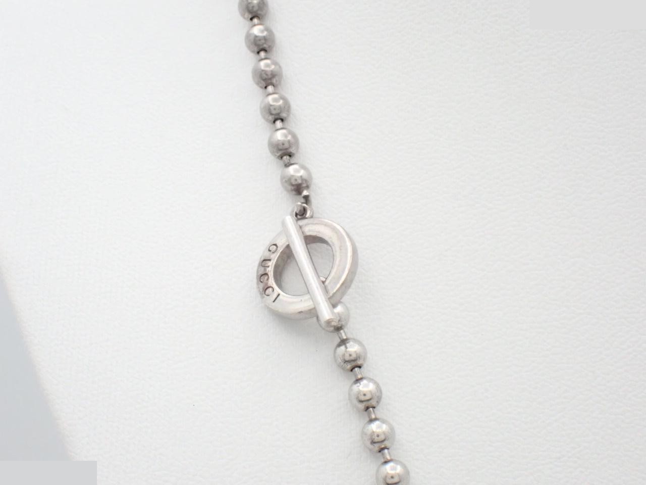 Necklace, ball chain, chain length approximately 54cm, Ag925/30.7g — view 2
